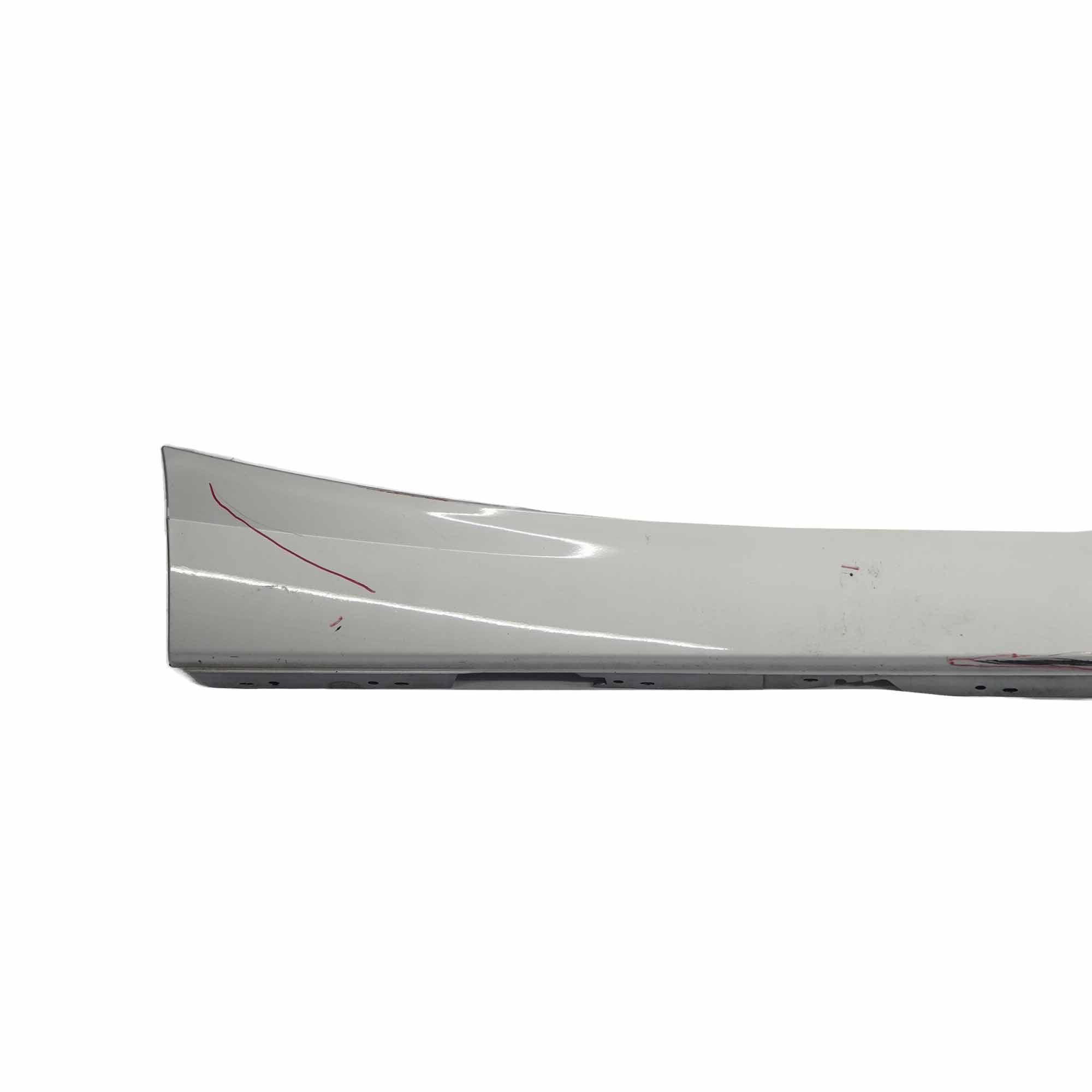 BMW F20 Side Skirt Sill Strip Right O/S Glacier Silber Silver Metallic - A83