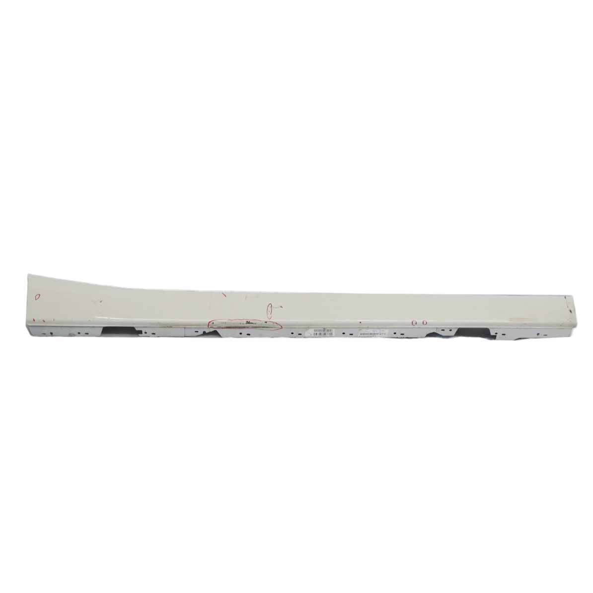 BMW F20 Sill Strip Side Skirt Right O/S Mineralweiss Mineral White - A96