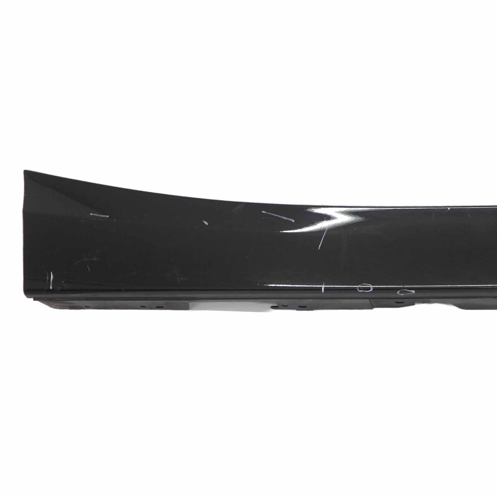 BMW F20 Side Skirt Sill Strip Right O/S Panel Schwarz 2 Black - 668