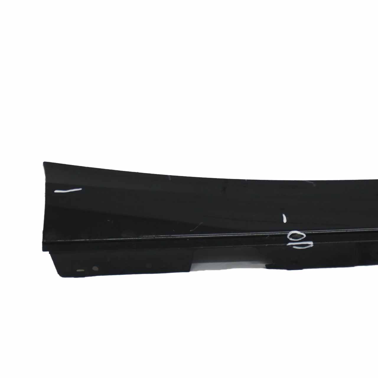 BMW F20 Side Skirt Sill Strip Right O/S Panel Schwarz 2 Black - 668