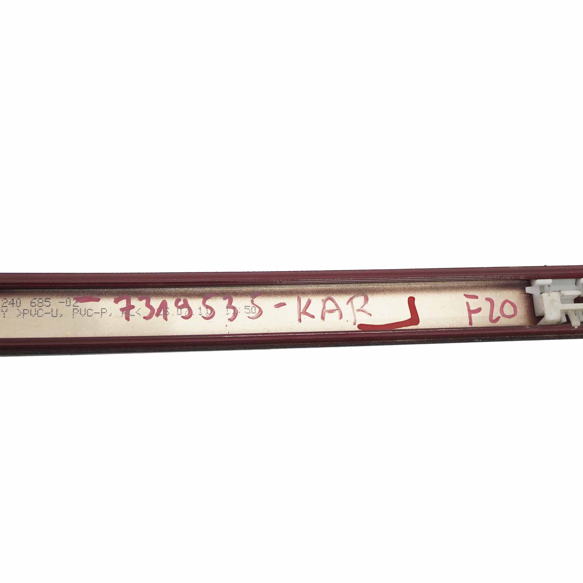 Dachleiste BMW F20 F21 Links Leistenschiene Trim Karmesinrot Rot A61 7240685