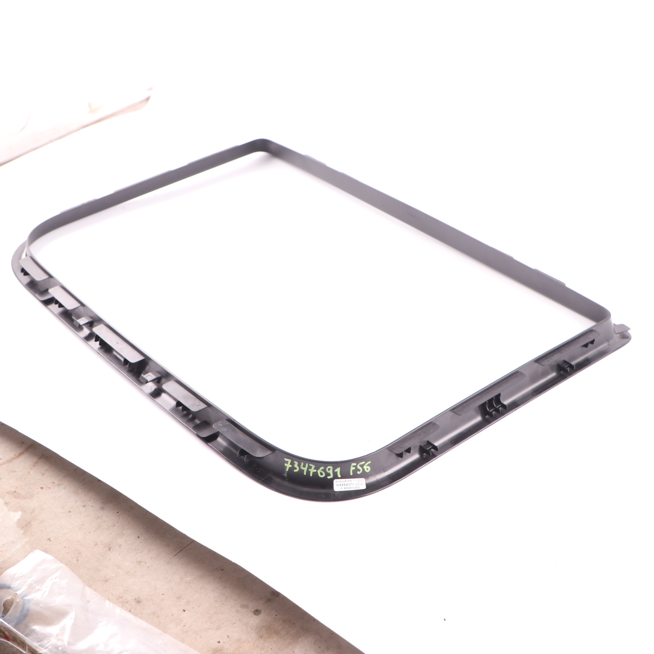 Mini F56 F60 Panorama Roof Trim  Sliding Sunroof Glass Front Frame Strip 7347691