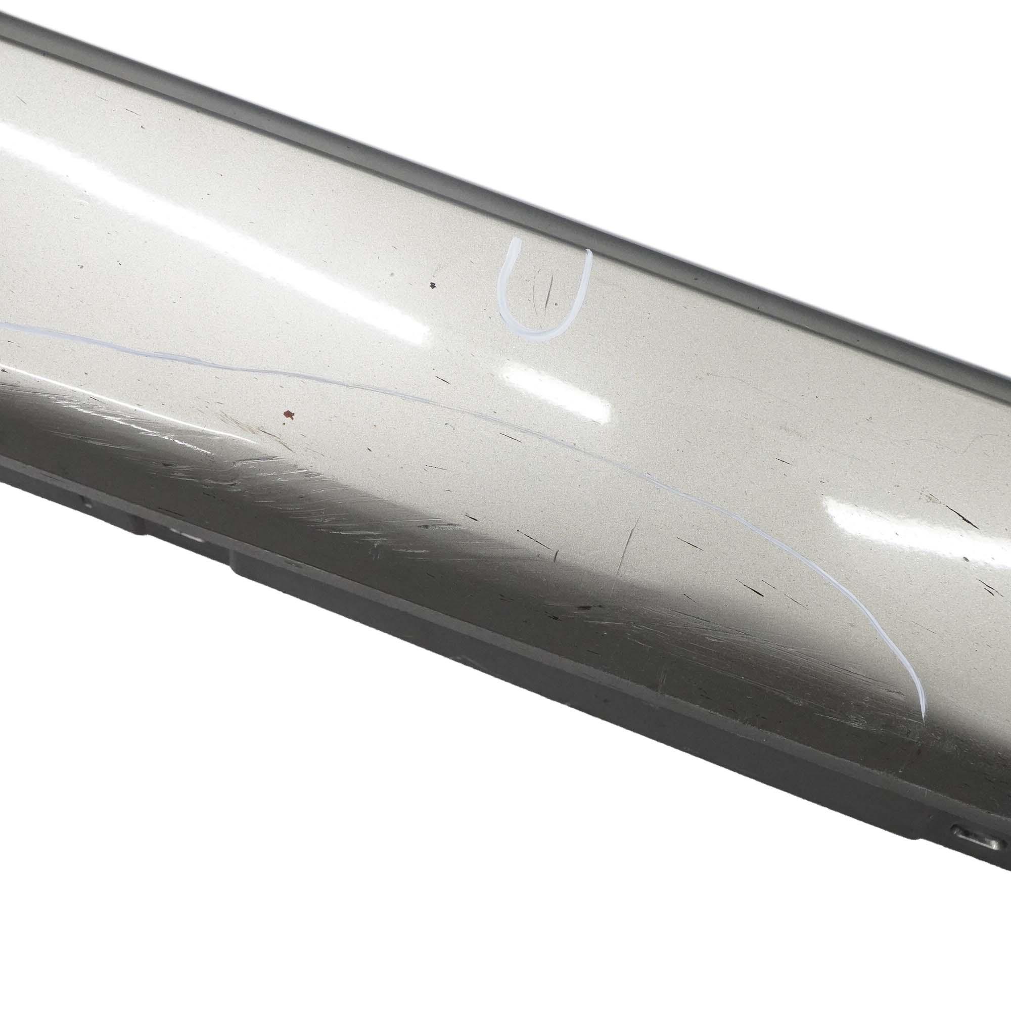 Side Skirt BMW F45 Sill Strip Covering Right O/S Platinum Silver Metallic - C08