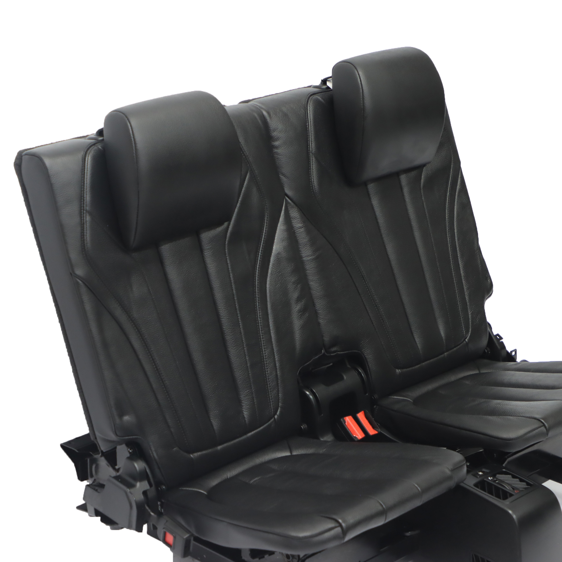 BMW X5 F15 Rücksitz links Interieur Leder Dakota Schwarz