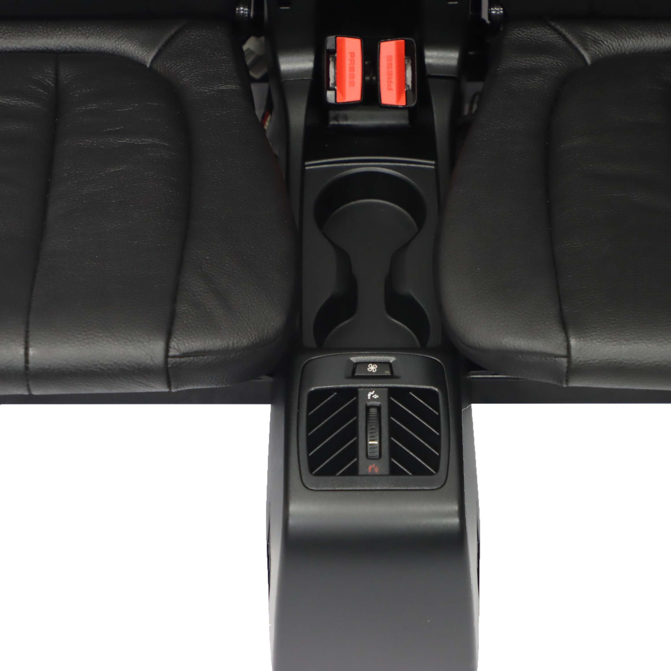 BMW X5 F15 Rücksitz links Interieur Leder Dakota Schwarz