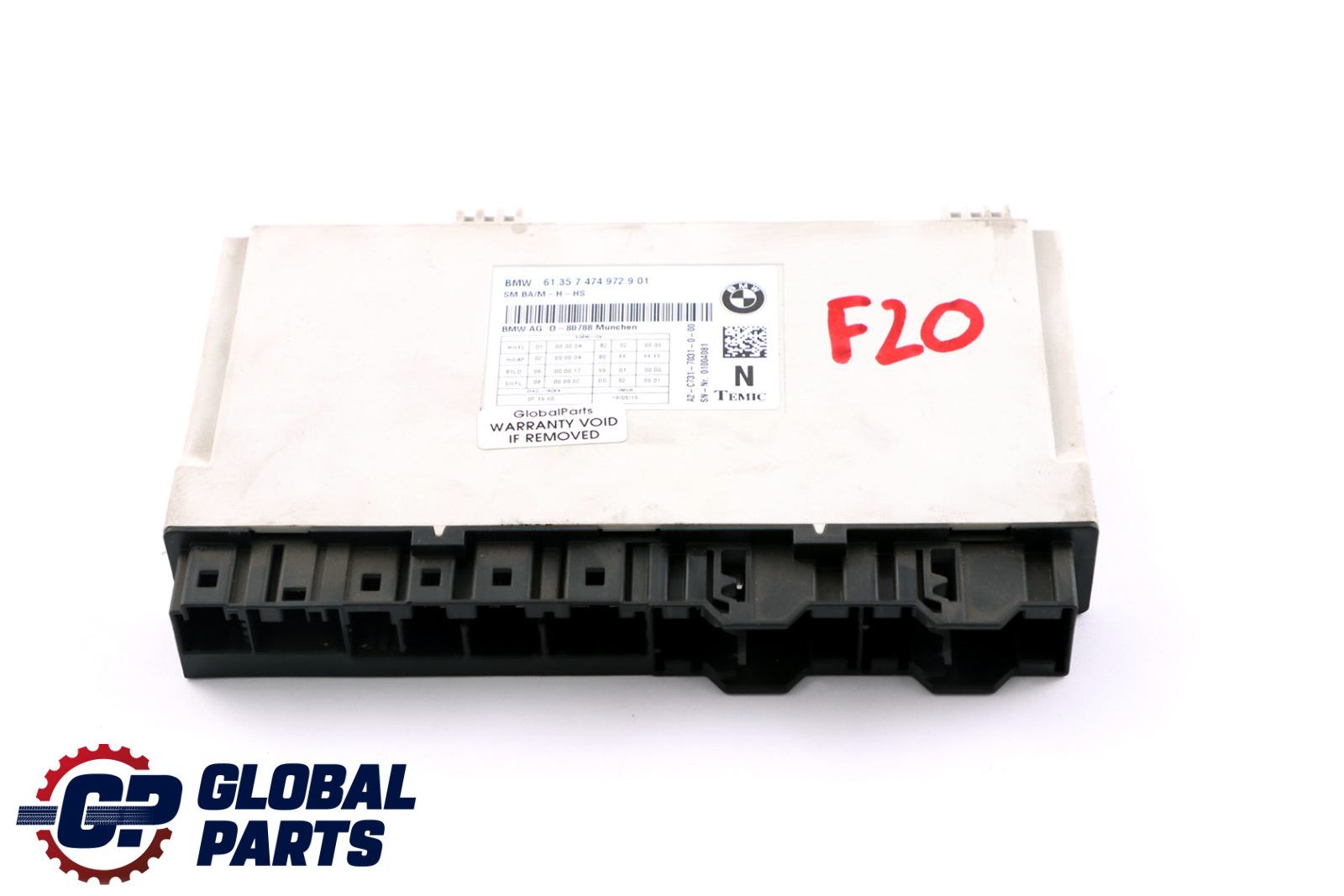 BMW F20 F21 F22 F30 F31 F32 F33 Vordersitz-Steuermodul ECU 7474972