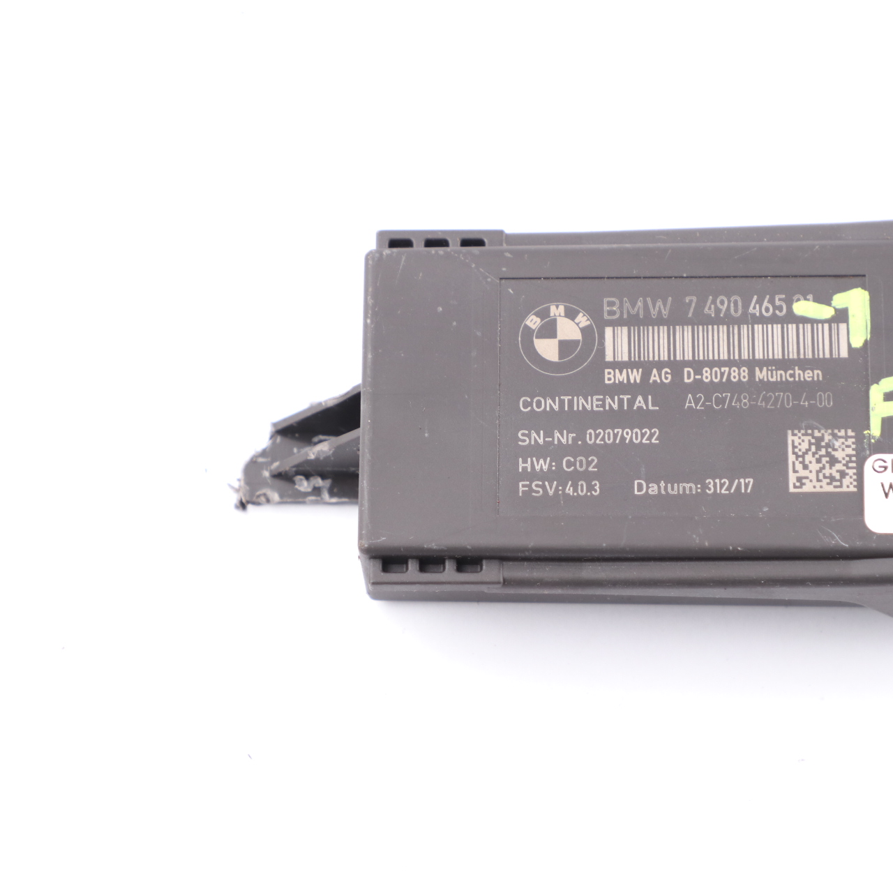 BMW F10 F20 F30 F31 Mini F55 F56 Vordersitzheizungs-Steuermodul ECU 7490465