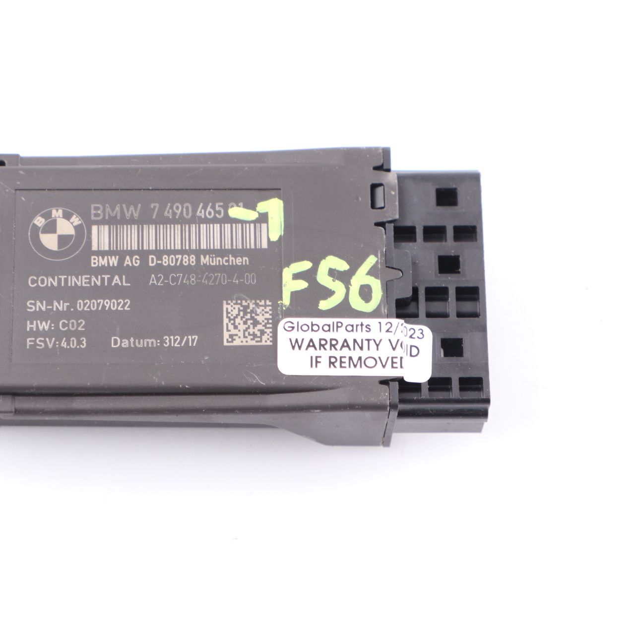 BMW F10 F20 F30 F31 Mini F55 F56 Vordersitzheizungs-Steuermodul ECU 7490465