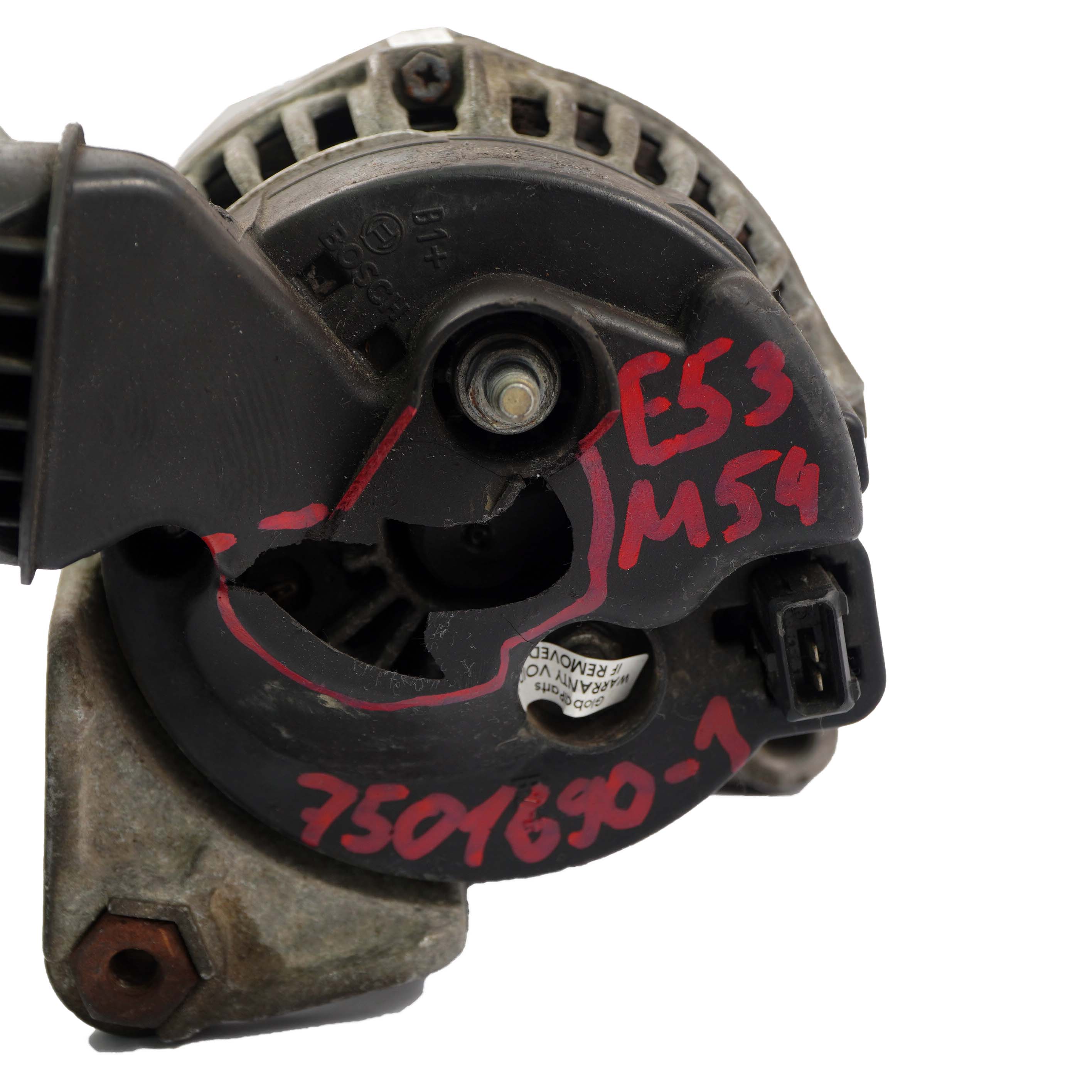 BMW 3 5 7 X5 er E38 E39 E46 E53 M54 Kompakt Generator Motor 120A