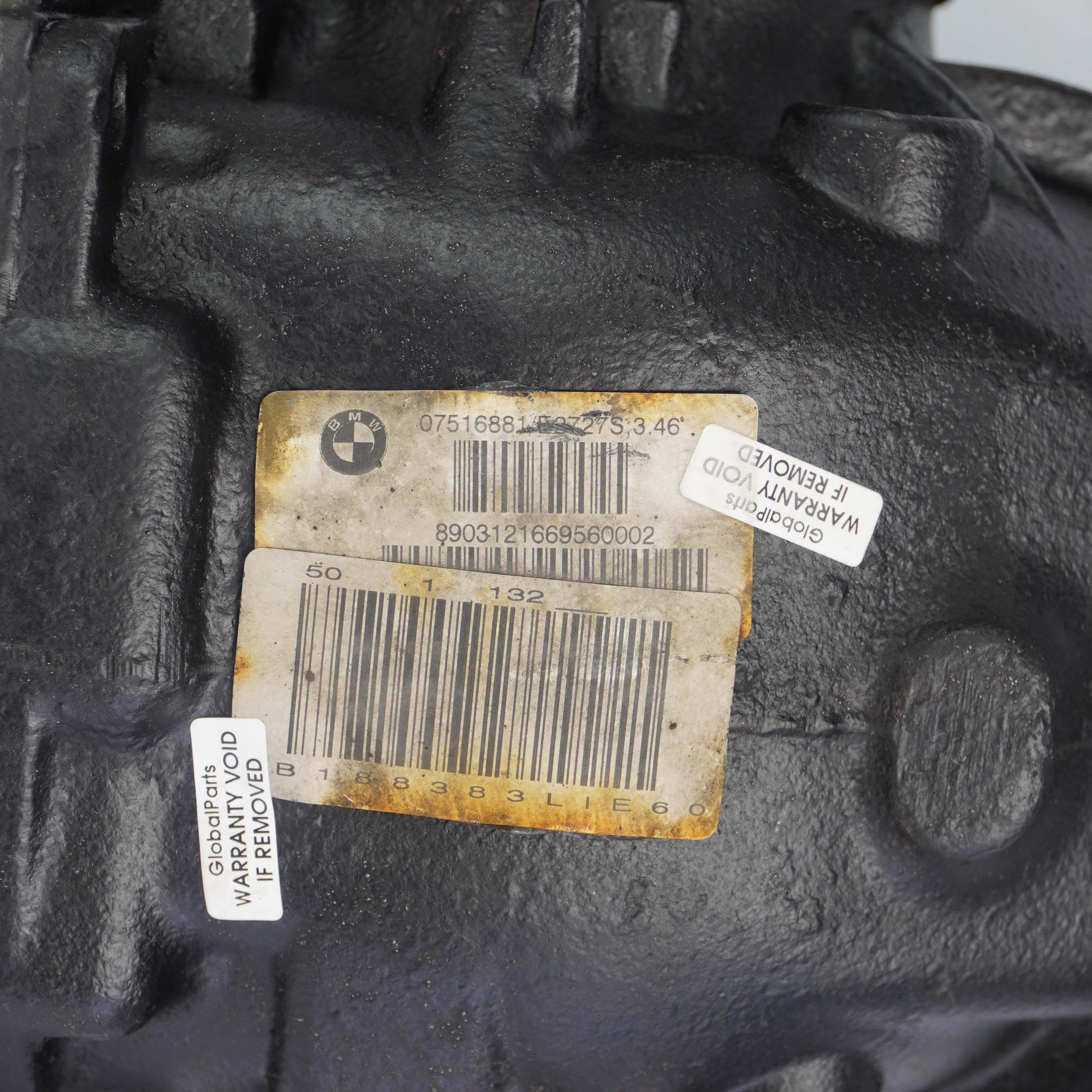 BMW 5 Series E60 530i M54 Rear Differential Diff 3,46 Ratio 7516881 WARRANTY