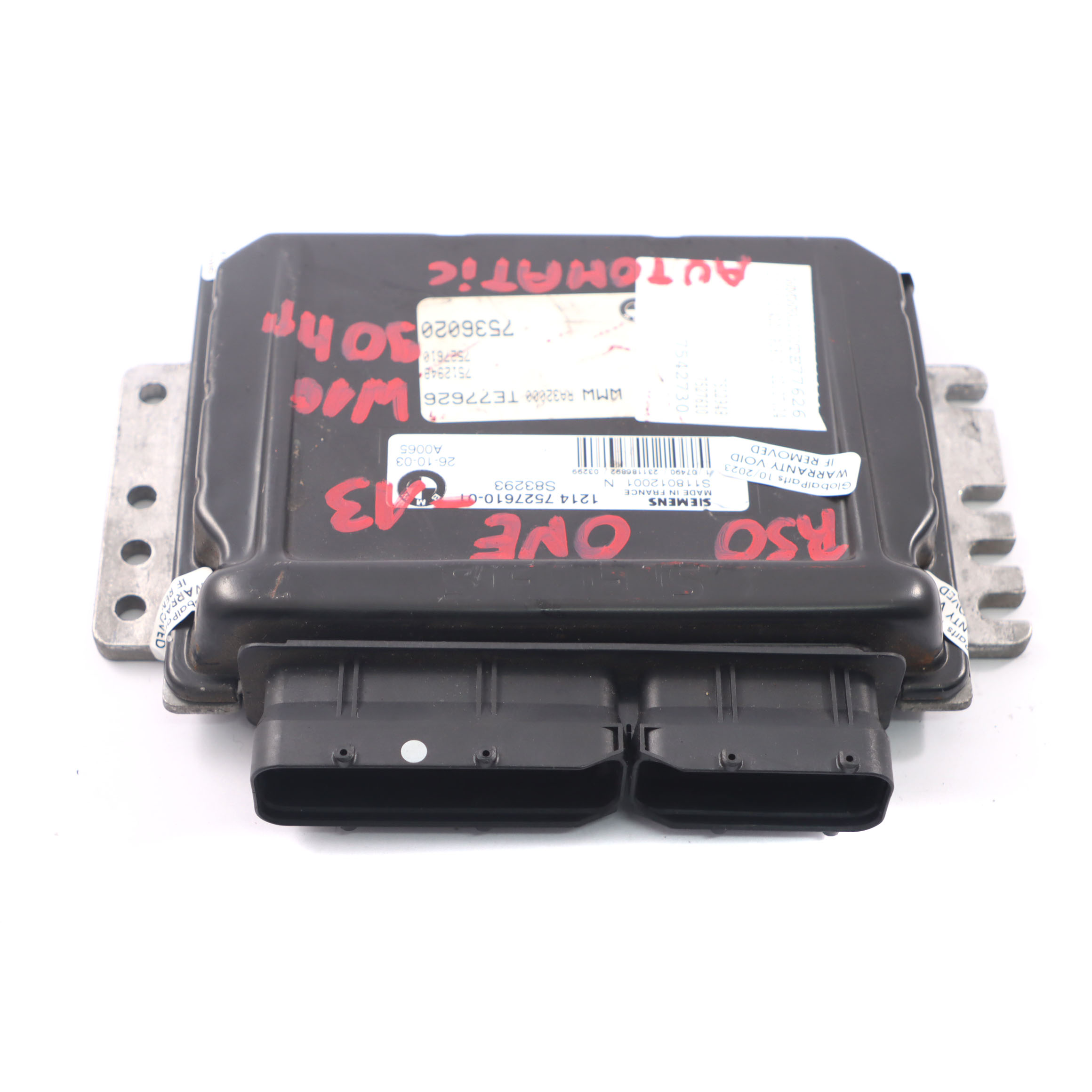 MINI One R50 W10 90PS Motor ECU Steuergerät Modul DME 7527610 Automatik