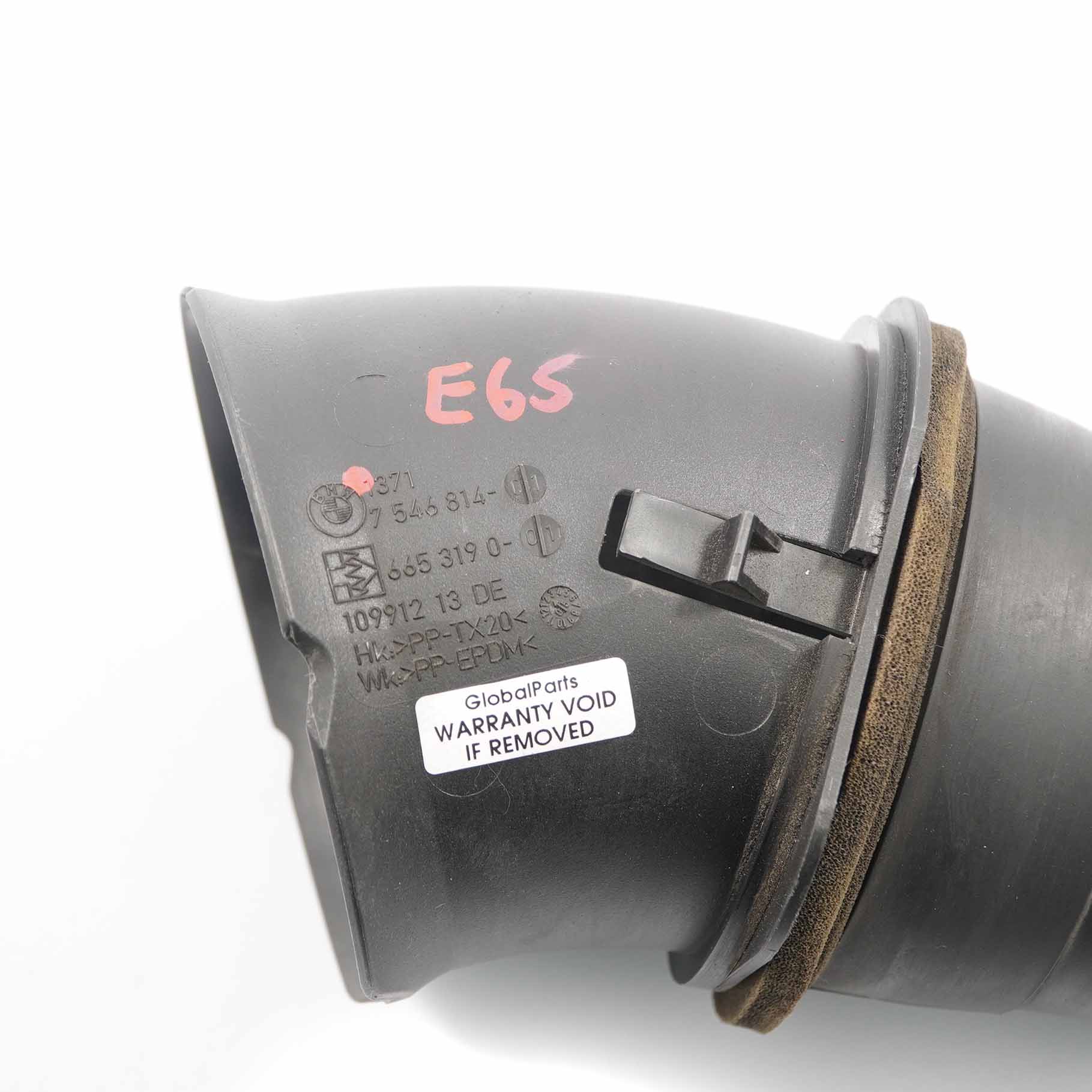 Luft Ansaugung  Schlauch BMW E65 E66 Filter Auspuffrohr Rohr 7546814