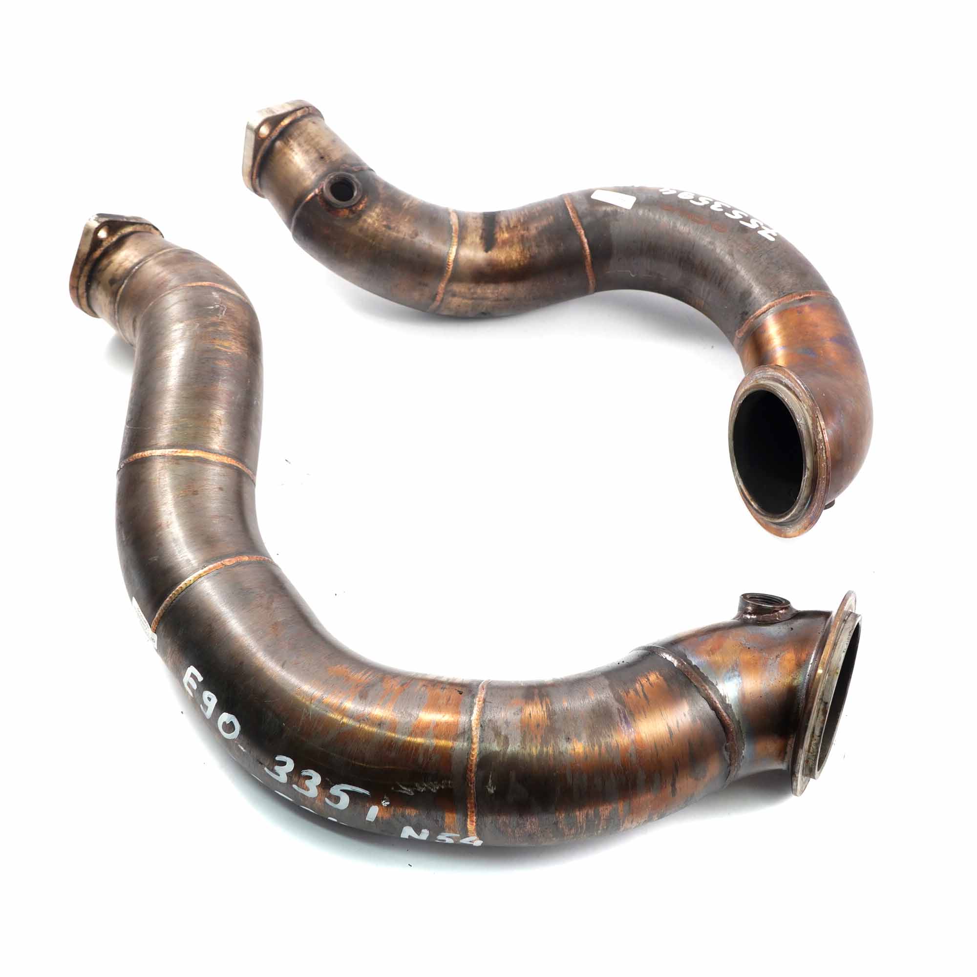 BMW E82 E88 E90 E91 135i 335i N54 Decat Catless Downpipe Set EVOLVE