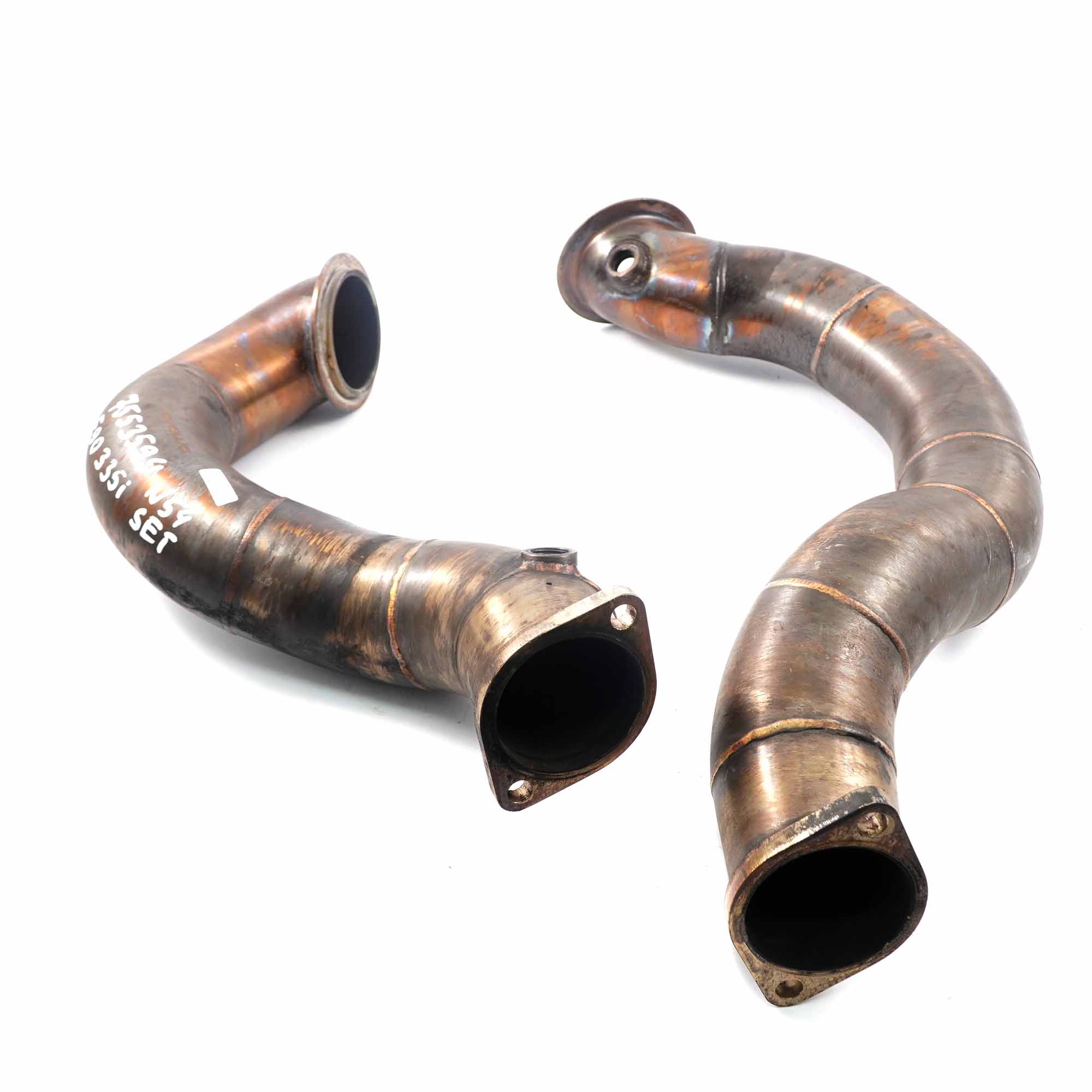 BMW E82 E88 E90 E91 135i 335i N54 Decat Catless Downpipe Set EVOLVE