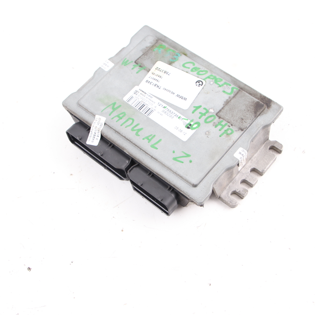 MINI S R52 R53 W11 Motorsteuergerät Modul ECU DME 7553735 Handbuch