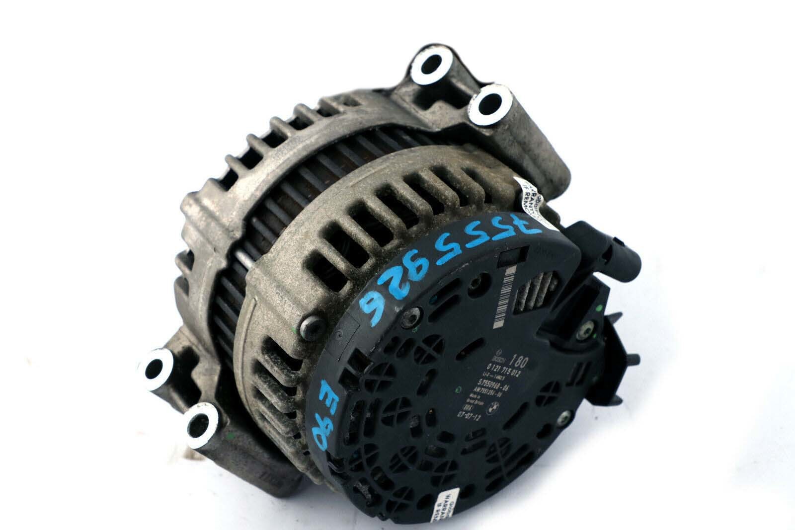 BMW 1 3 5 er E81 E90 E91 E60 LCI Benzin Alternator Generator180A 7550968