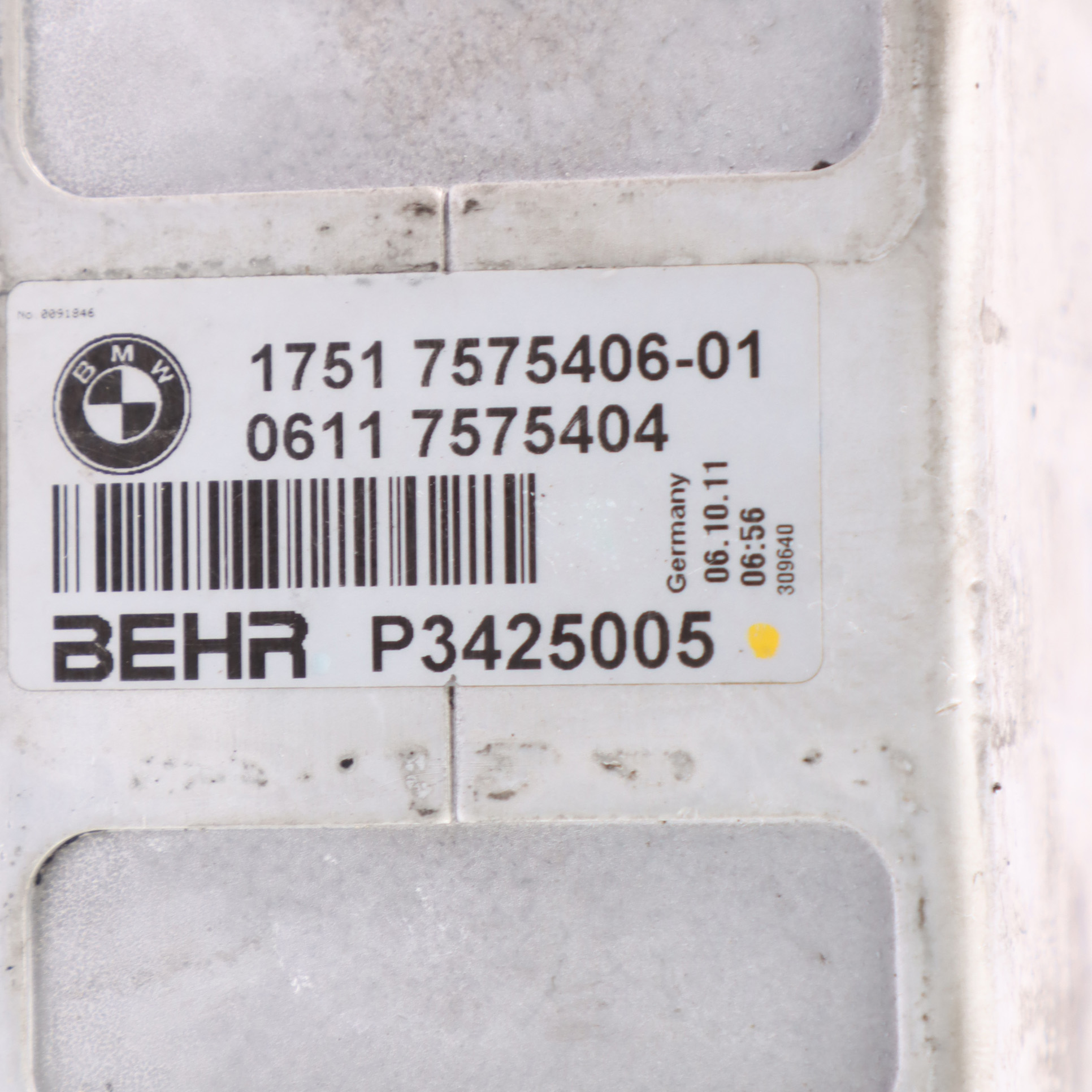 Ladeluftkühler BMW F10 F11 F12 F03 Benzin N63 Ladeluftkühler Zyl. 1-4 7575406