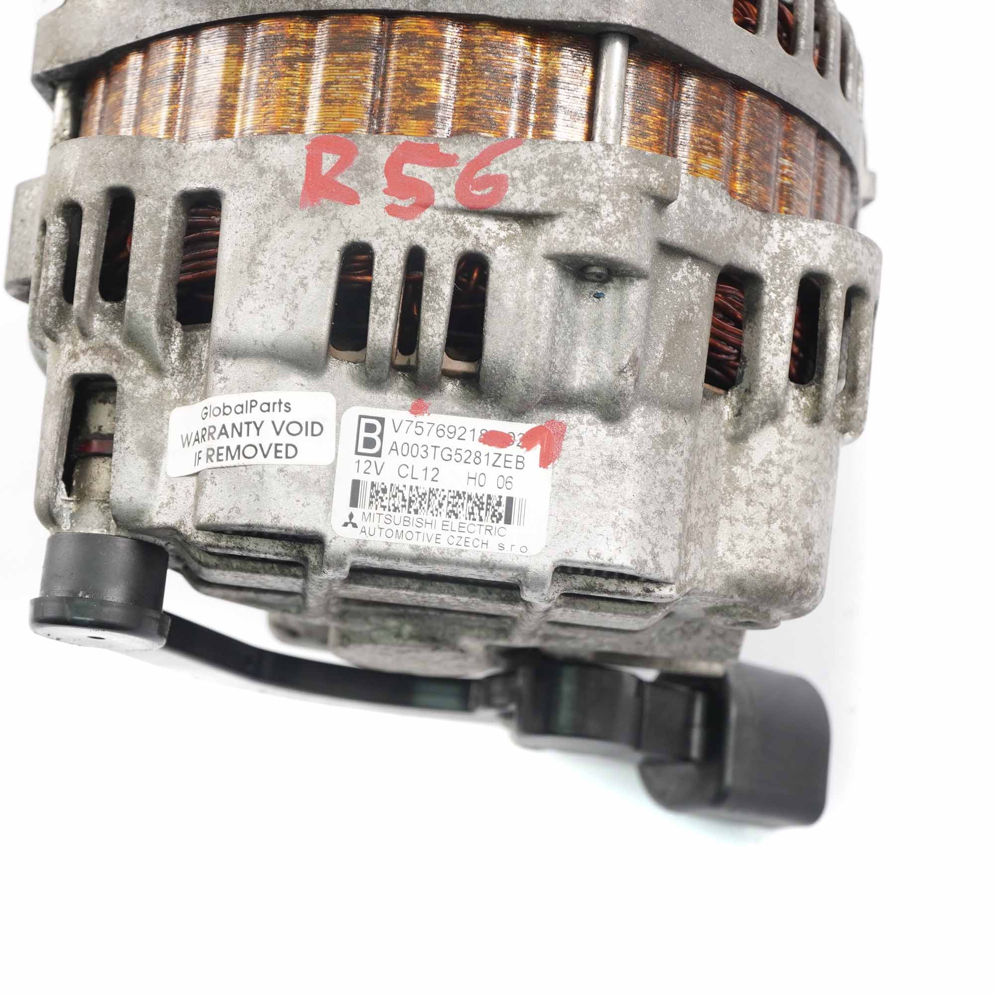 Mini Cooper R55 R56 R57 R58 Alternator Generator Benzin 120A 7576921