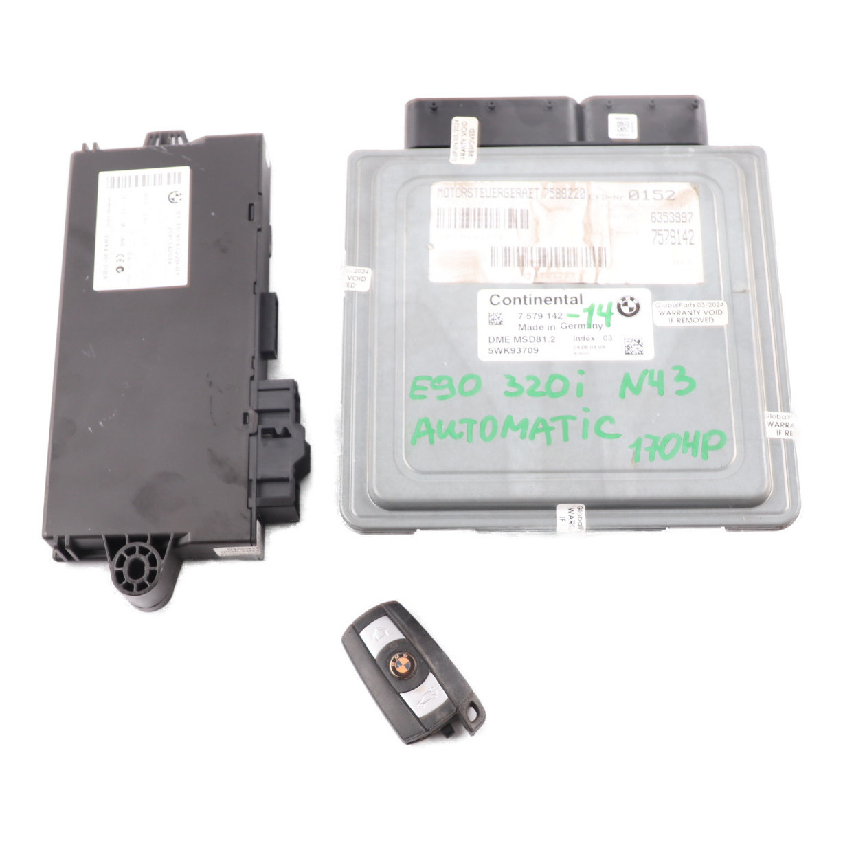 BMW 1 3 er E87 LCI E90 120i 320i N43 Benzin ECU Grundsteuergerät DME CAS3