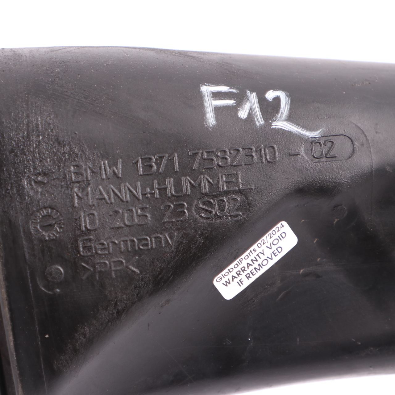 BMW F12 F10 F13 F07 Luftkanal Ansaugkanal zum Filter Airbox Einlassrohr 7582310