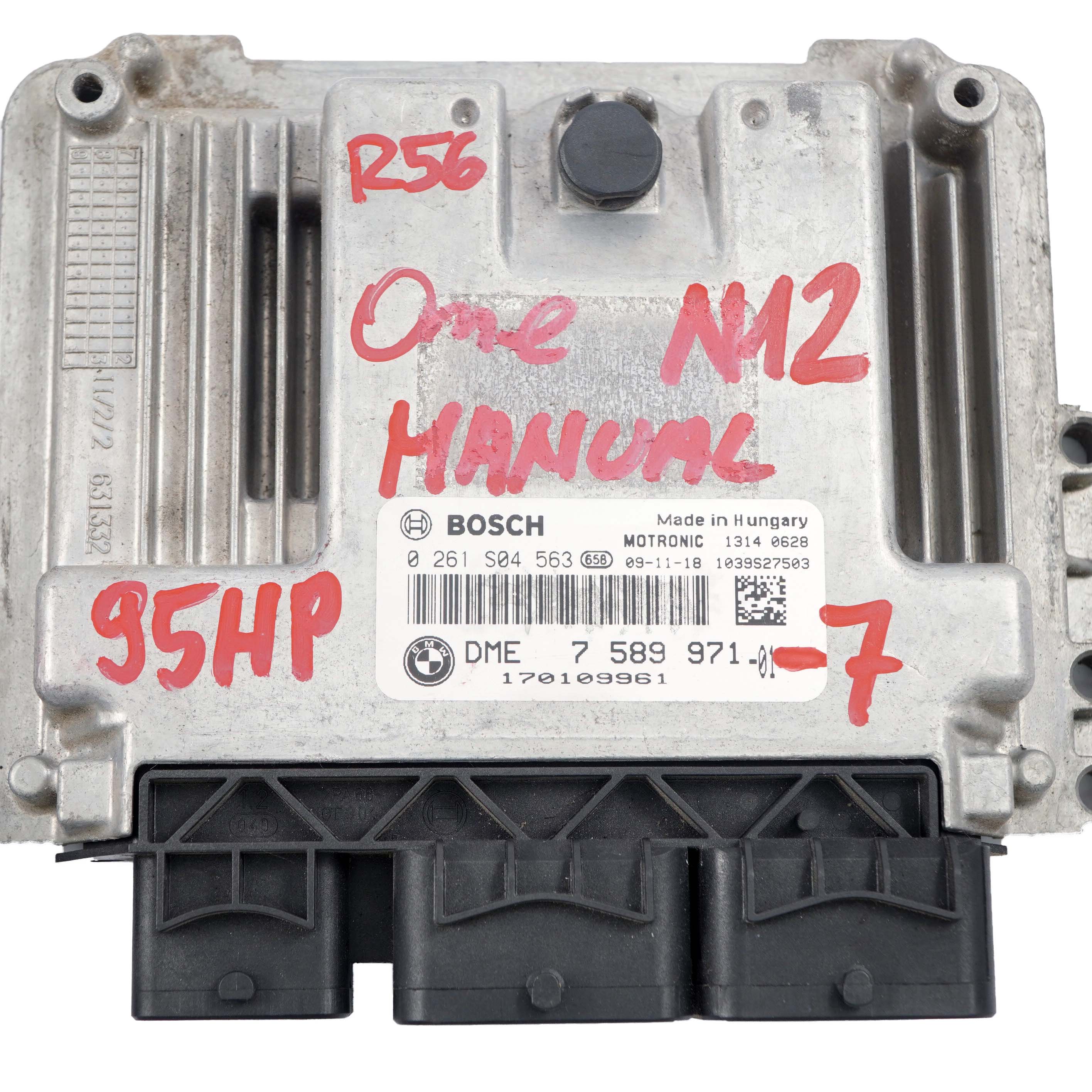 Mini One R56 N12 1.4 N12B14A 95HP Steuergerät DME 7589971 + CAS3 + Schlüssel