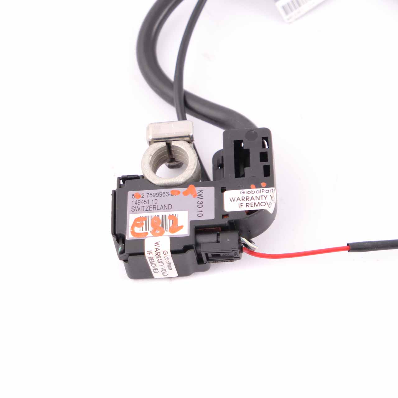 BMW E82 E88 IBS Kabel Batterie Blei Negativ Schwarz Draht Verkabelung 7599963