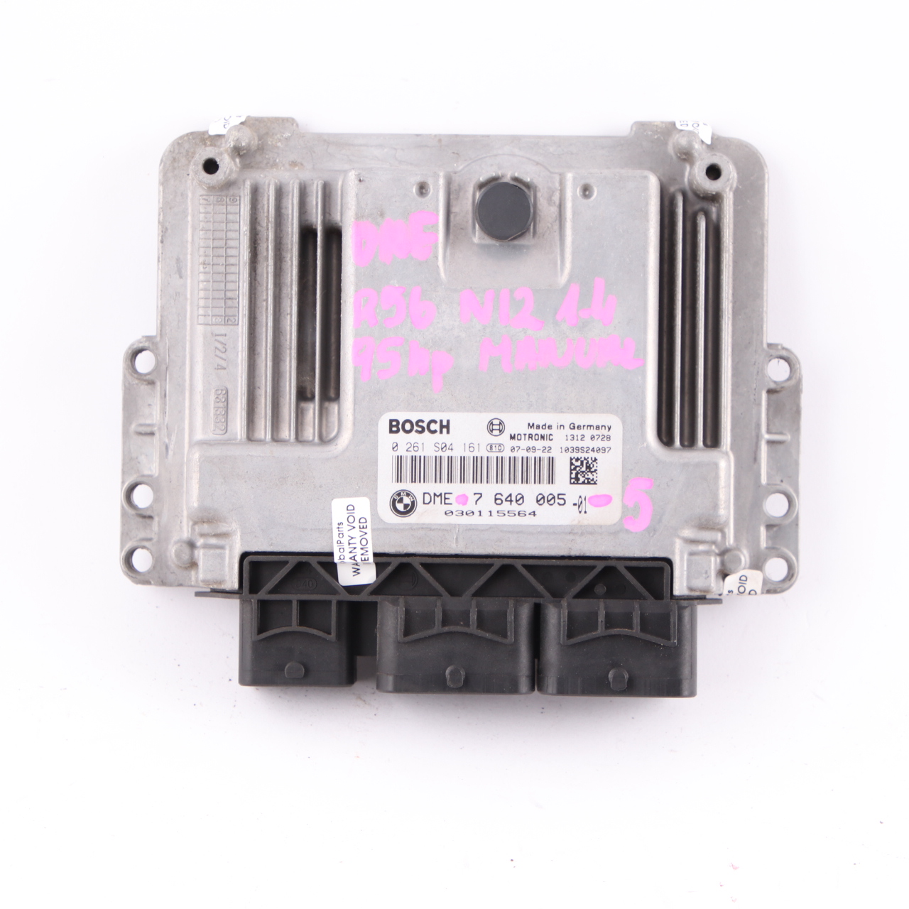 Mini R55 R56 N12 1.4 95HP ECU Kit Motor DME 7640005 CAS3 Schlüssel Schalgetriebe