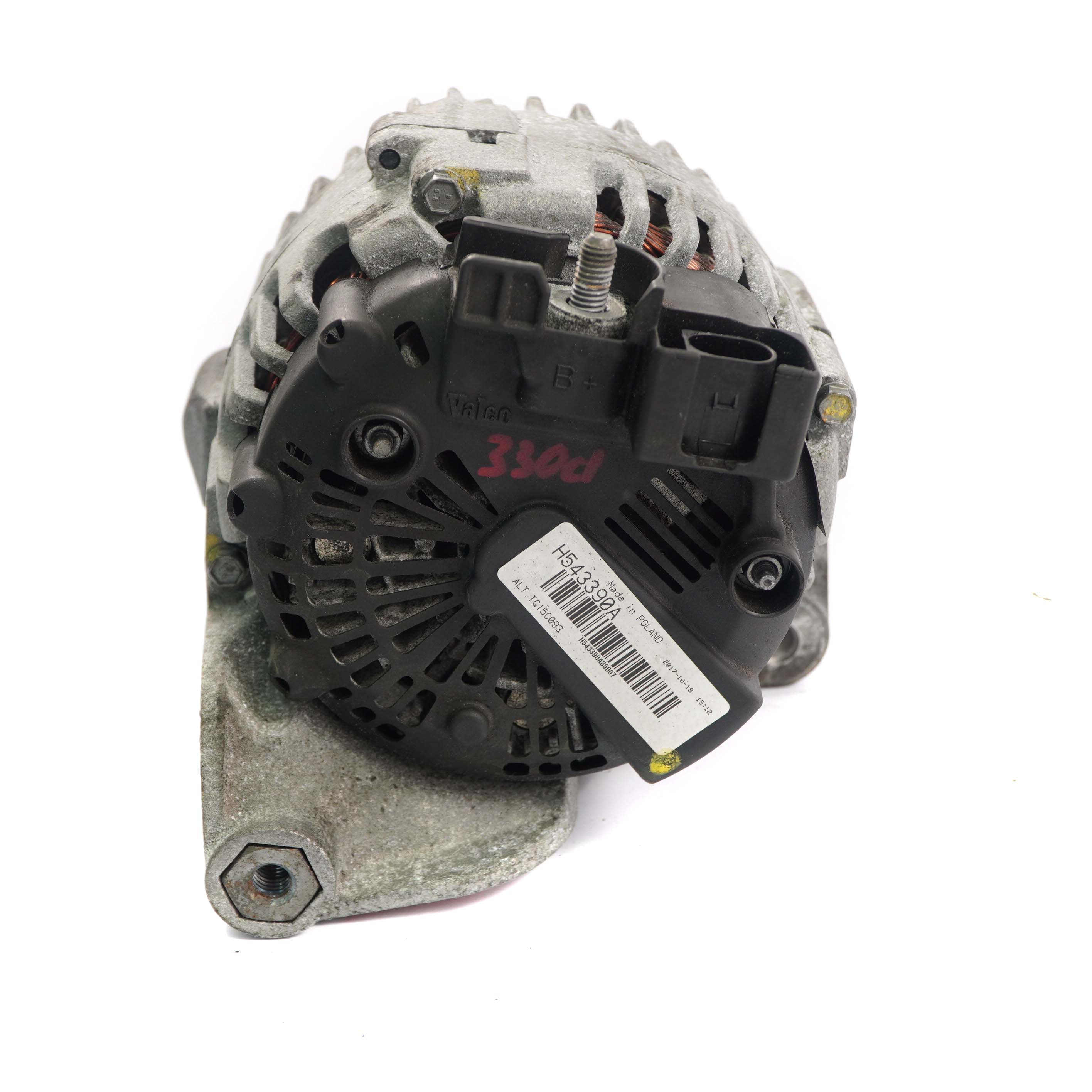 BMW 1 3 E87 E90 E91 M47N2 M57N2 Diesel Motor Generator Bosch 150A 0 986 080 580