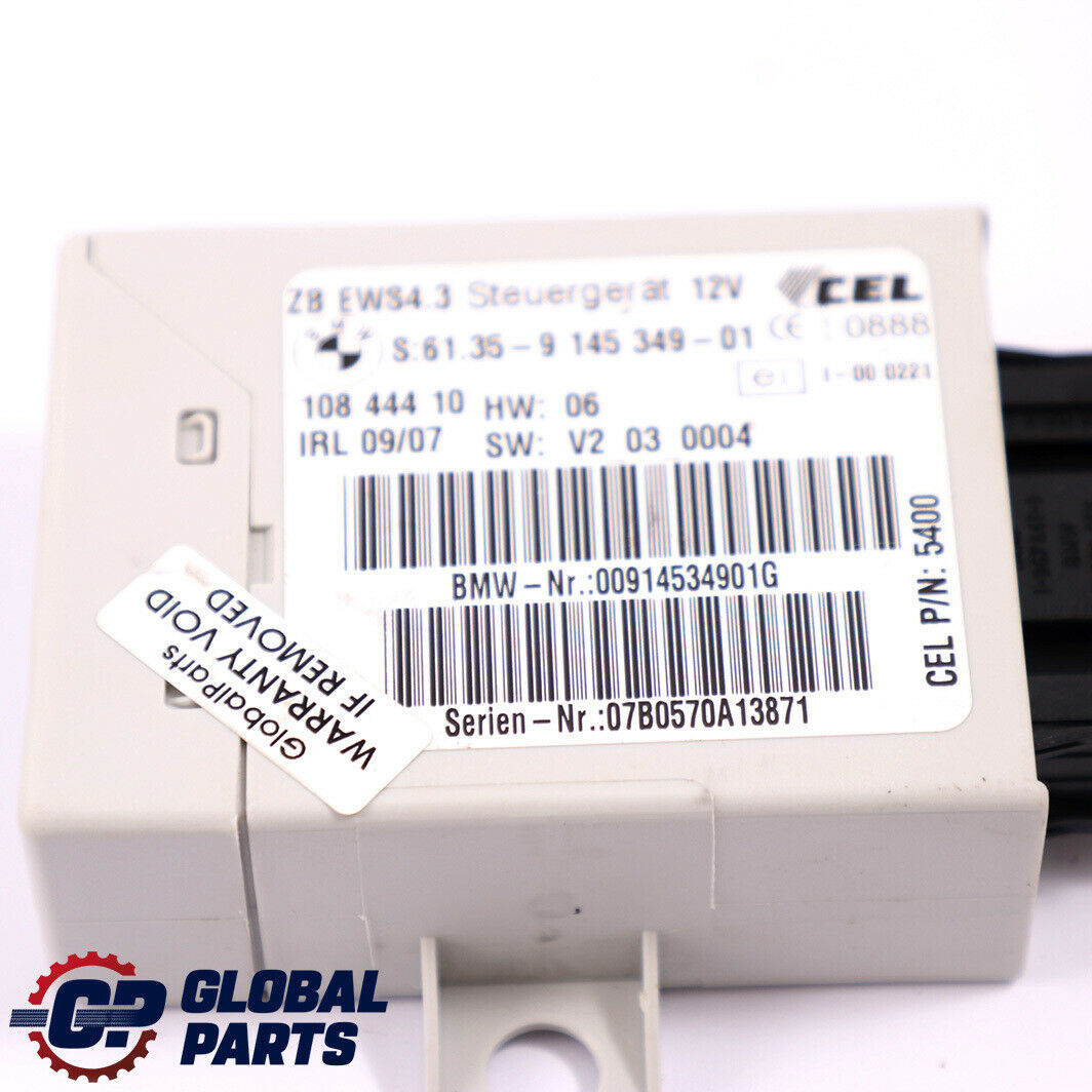 BMW X3 E83 2.0d Motor M47N2 150PS ECU Steuergerät 7805349 + EWS3 + Schlüssel