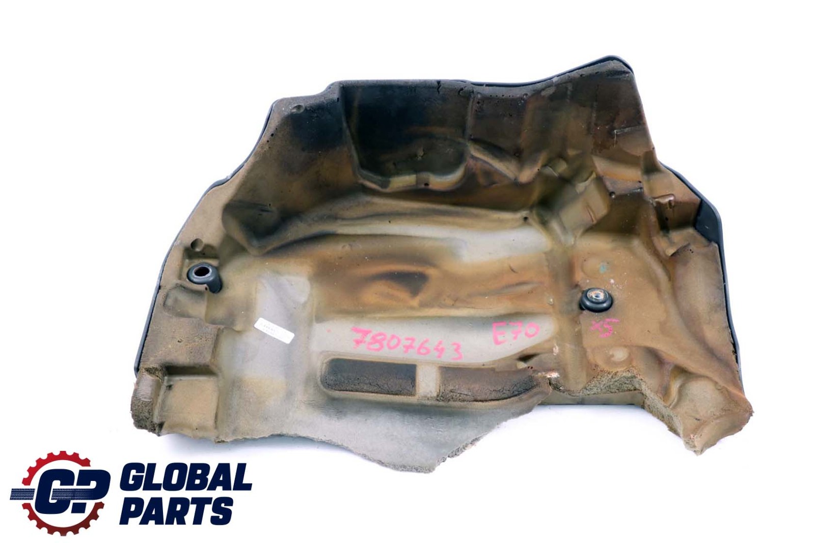 BMW X5 E70 3.0sd 3.5d M57N2 Motor Abdeckung Akustik Hinten 7807643