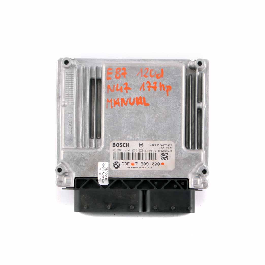 BMW E60 E87 E90 120d 320d 520d N47 ECU Steuergerät Modul DDE 7809000 Handbuch