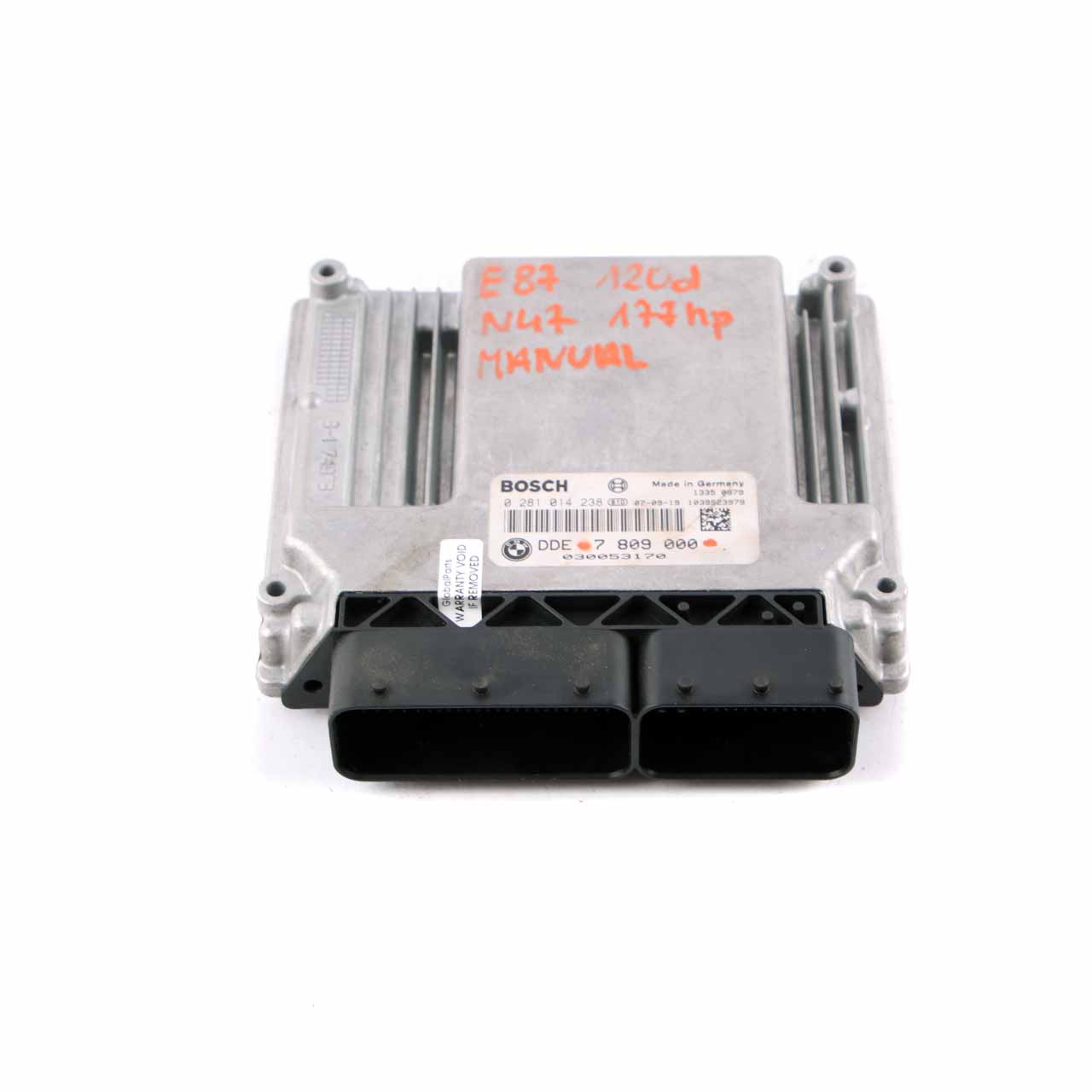 BMW E60 E87 E90 120d 320d 520d N47 ECU Steuergerät Modul DDE 7809000 Handbuch