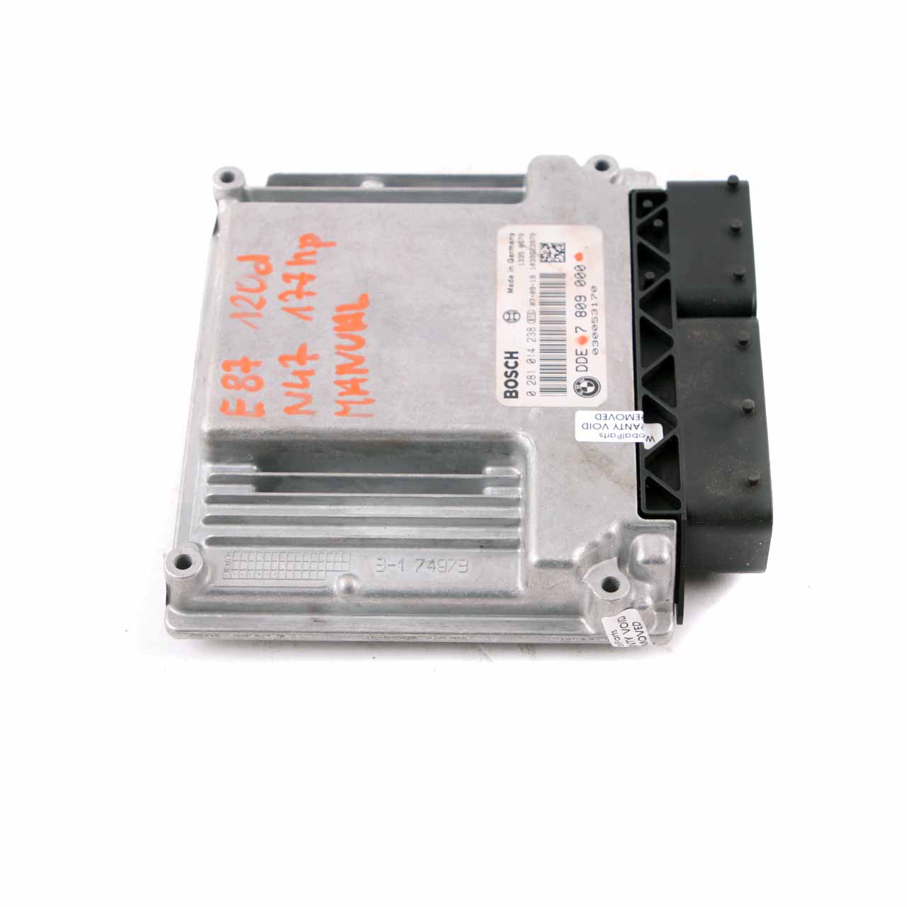 BMW E60 E87 E90 120d 320d 520d N47 ECU Steuergerät Modul DDE 7809000 Handbuch