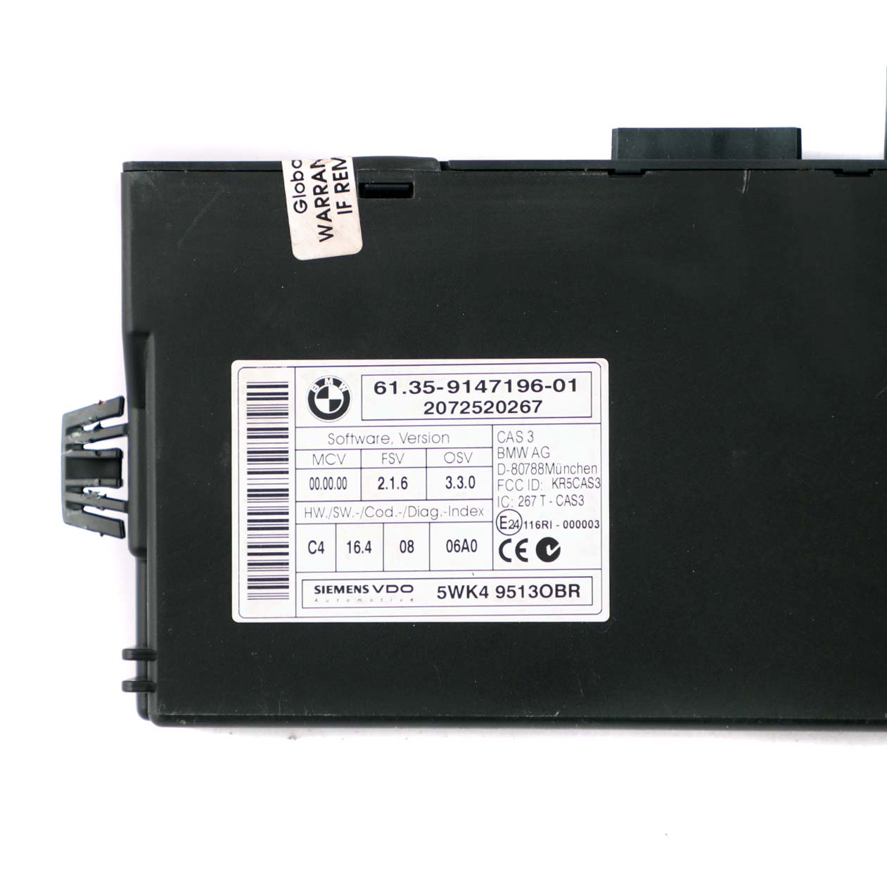 BMW E81 E87 LCI E90 E91 120d 320d Diesel N47 ECU Kit DDE 7810000 CAS3 Schlüssel