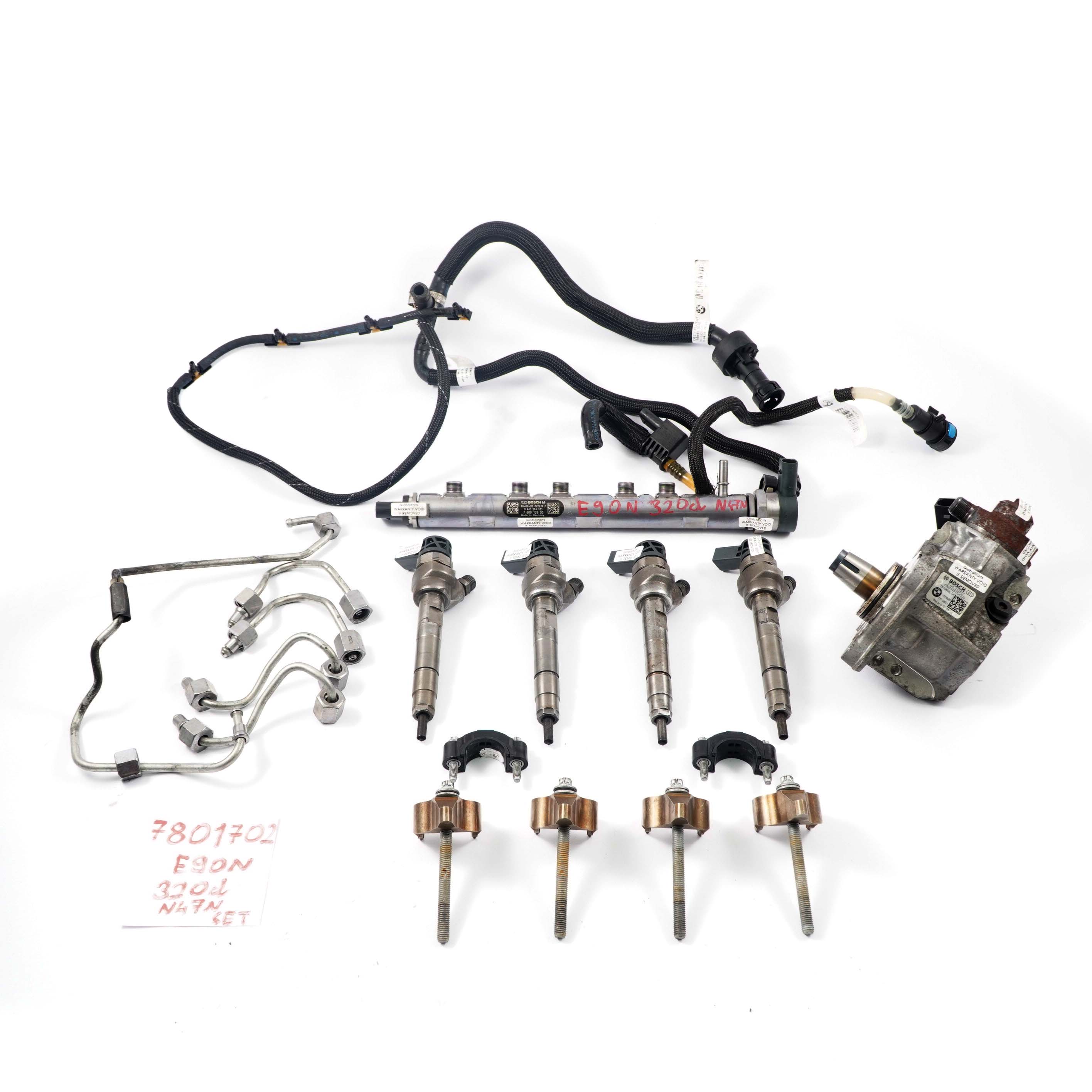 BMW E90 E91 E92 LCI 320d N47N 184PS Pumpe Injektor Kraftstoffeinspritzsystem Set