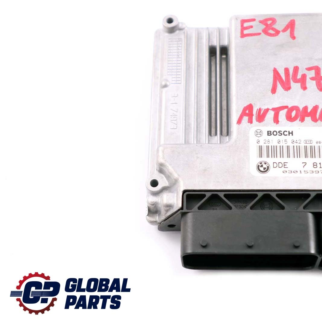 BMW E87 LCI E90 E91 N47 DDE Motorsteuergerät Diesel ECU Automatik 7811701 