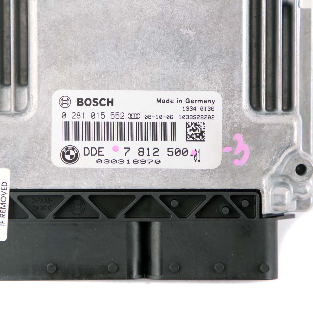 BMW E60 E87 E90 LCI 120d 320d 520d N47 Motor ECU Kit DDE 7812500 CAS3 Schlüssel