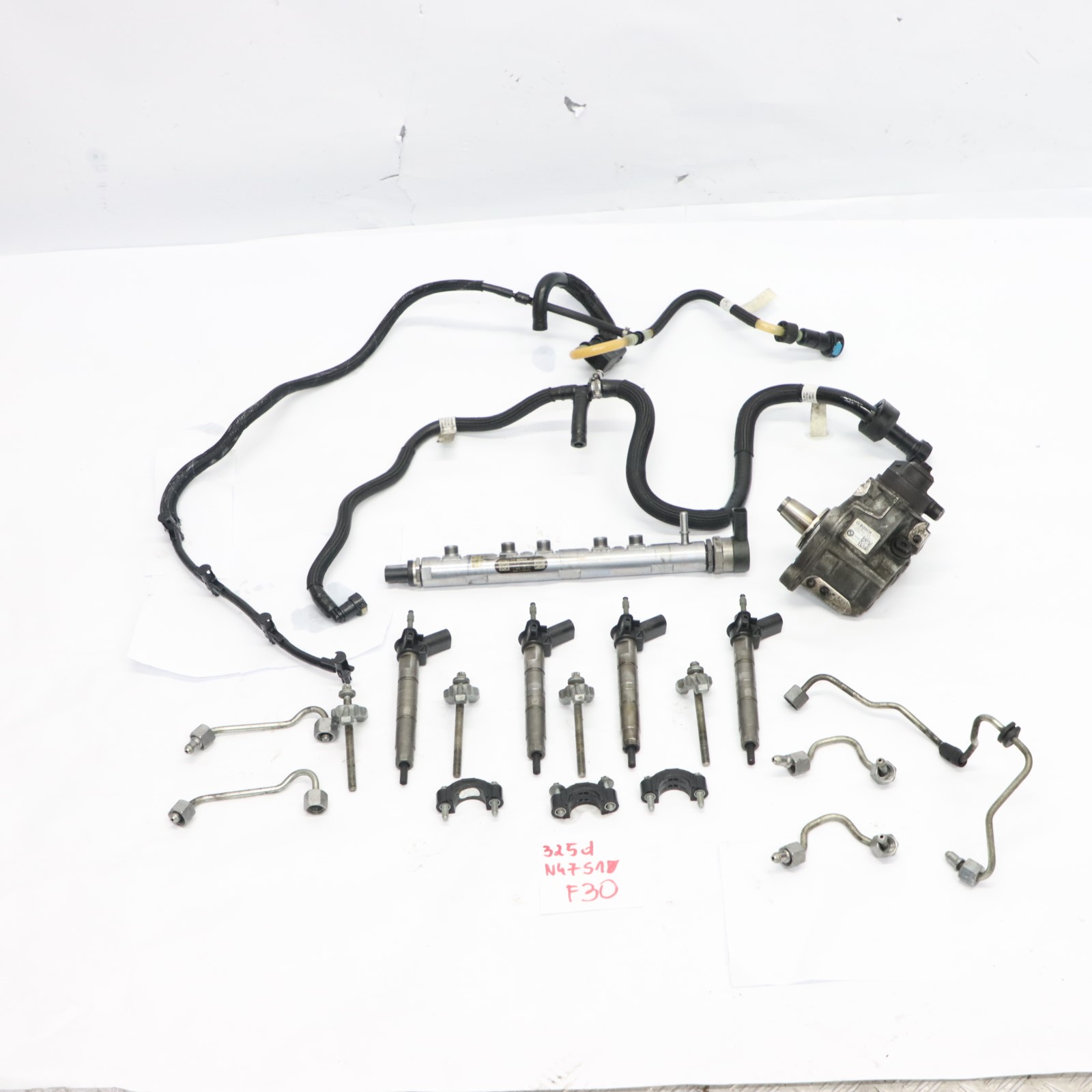 BMW F20 F30 125d 325d N47S1 Satz Einspritzdüse Kraftstoffpumpe Einspritzsystem