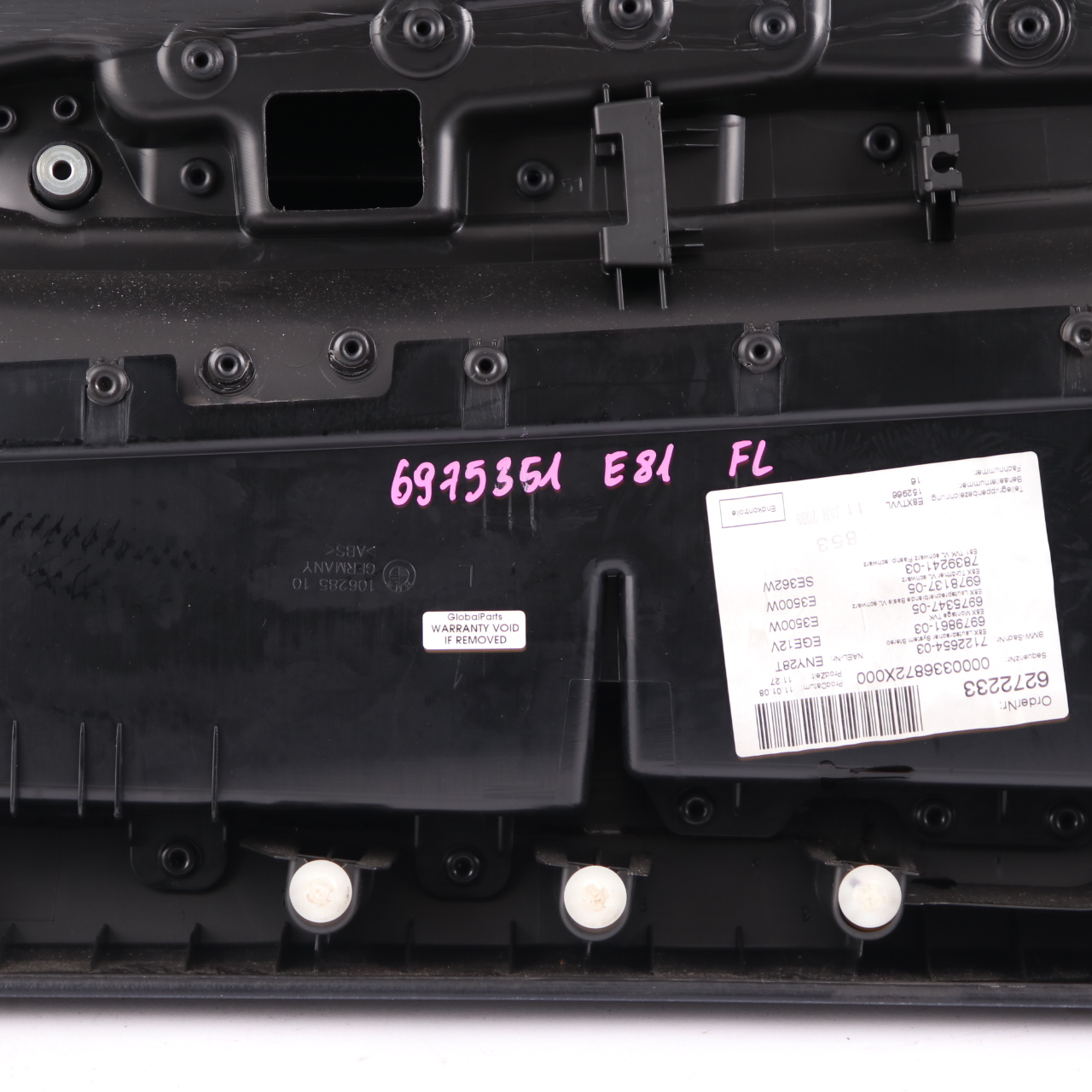 BMW E81 E82 Türverkleidung Stoff Vorne Links SCHWARZ 7839241