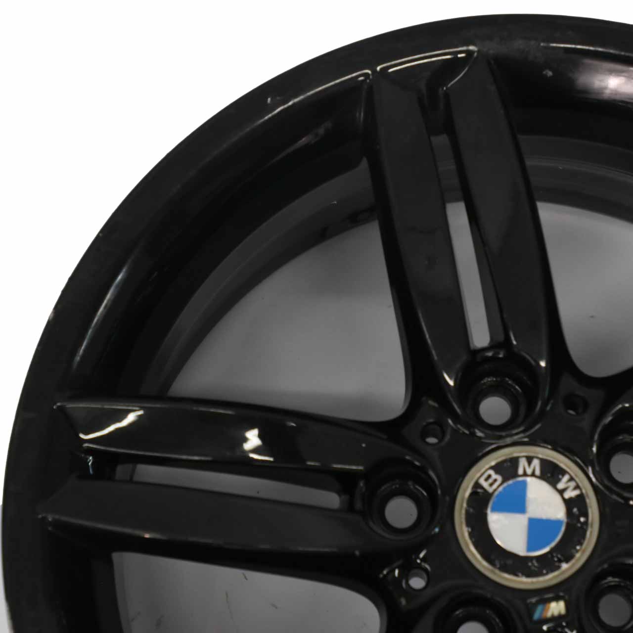 BMW E81 E87 Schwarz Felge Alufelge Hinten 18" 8,5J  M Doppelspeiche 208 7839305