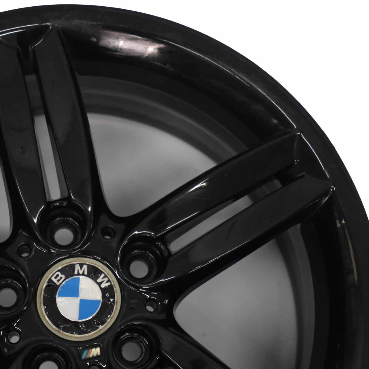 BMW E81 E87 Schwarz Felge Alufelge Hinten 18" 8,5J  M Doppelspeiche 208 7839305