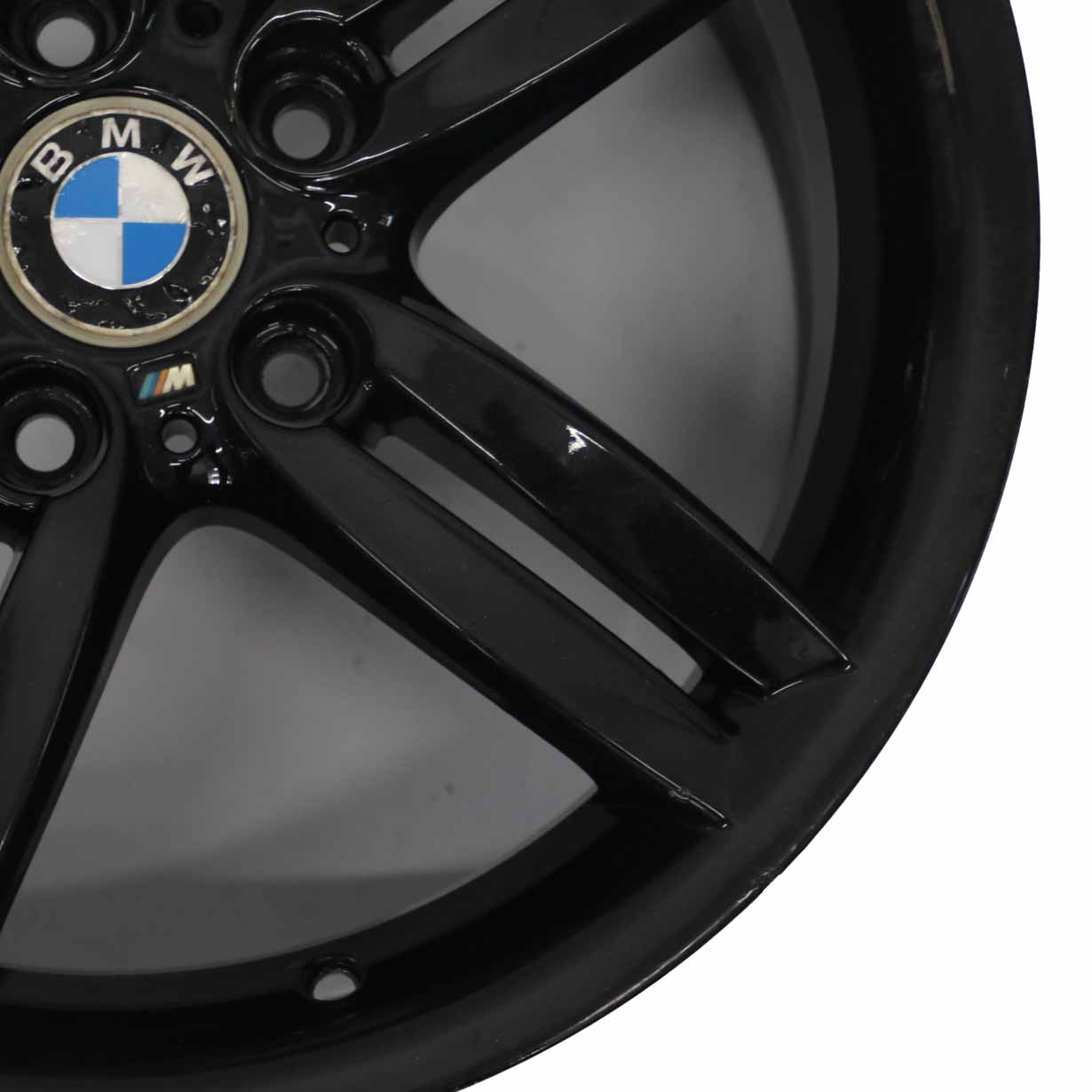 BMW E81 E87 Schwarz Felge Alufelge Hinten 18" 8,5J  M Doppelspeiche 208 7839305