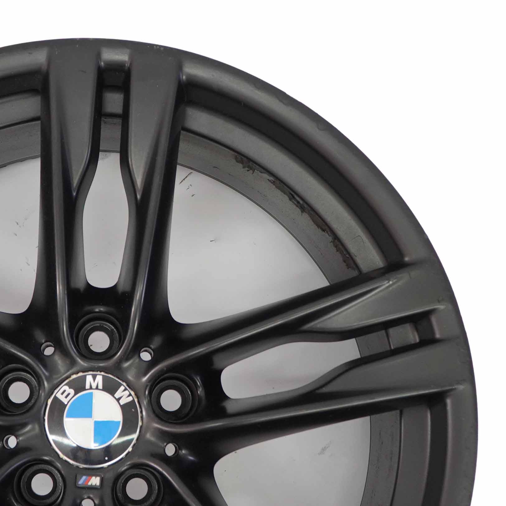 BMW F06 Schwarz Vorderrad Alufelge 20" ET:33 8.5J M Doppelspeiche 373 7843715