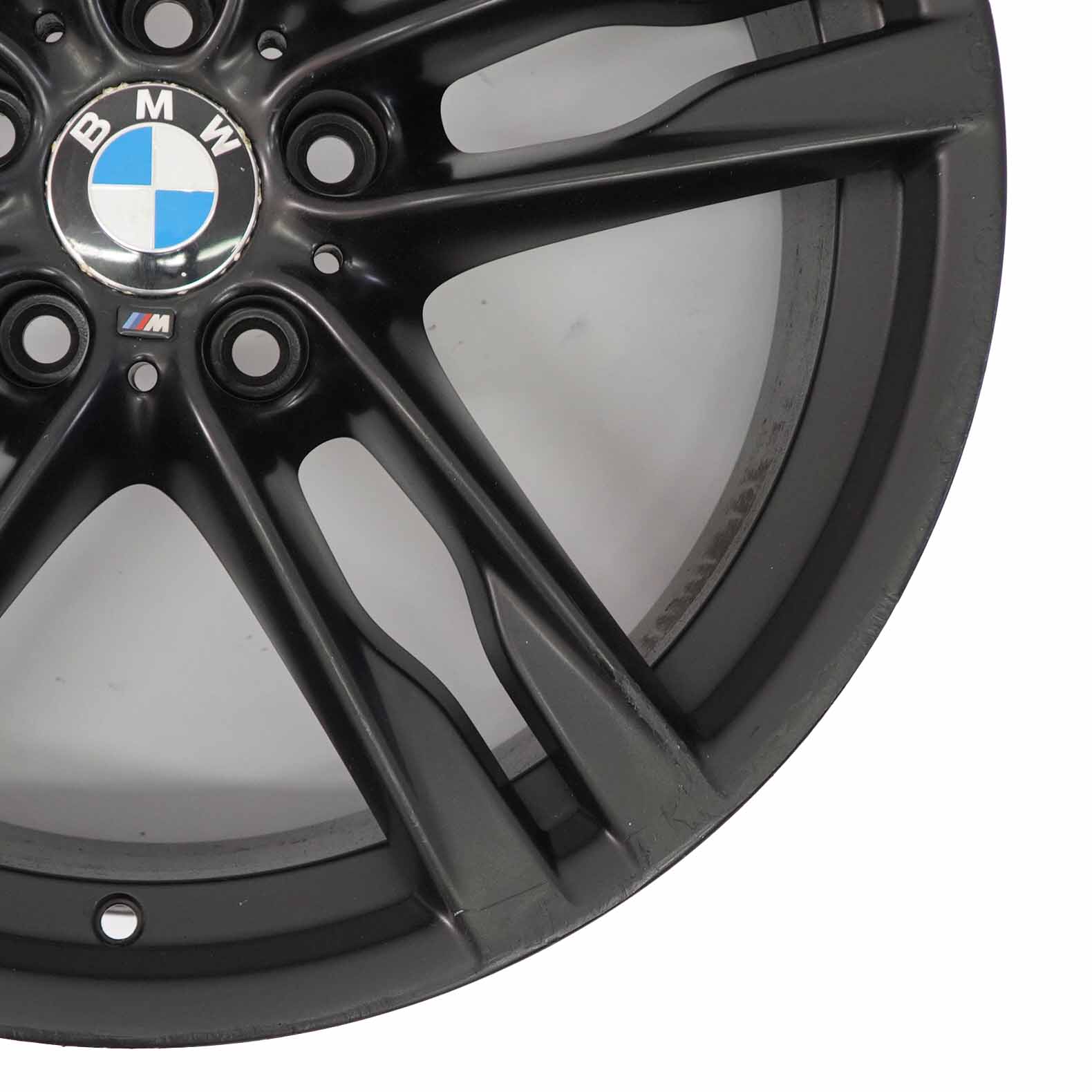 BMW F06 Schwarz Vorderrad Alufelge 20" ET:33 8.5J M Doppelspeiche 373 7843715