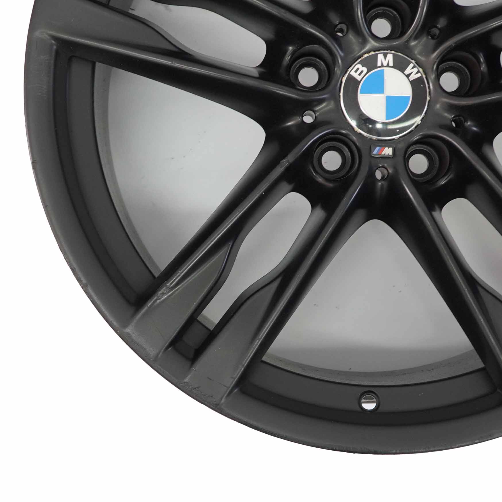 BMW F06 Schwarz Vorderrad Alufelge 20" ET:33 8.5J M Doppelspeiche 373 7843715