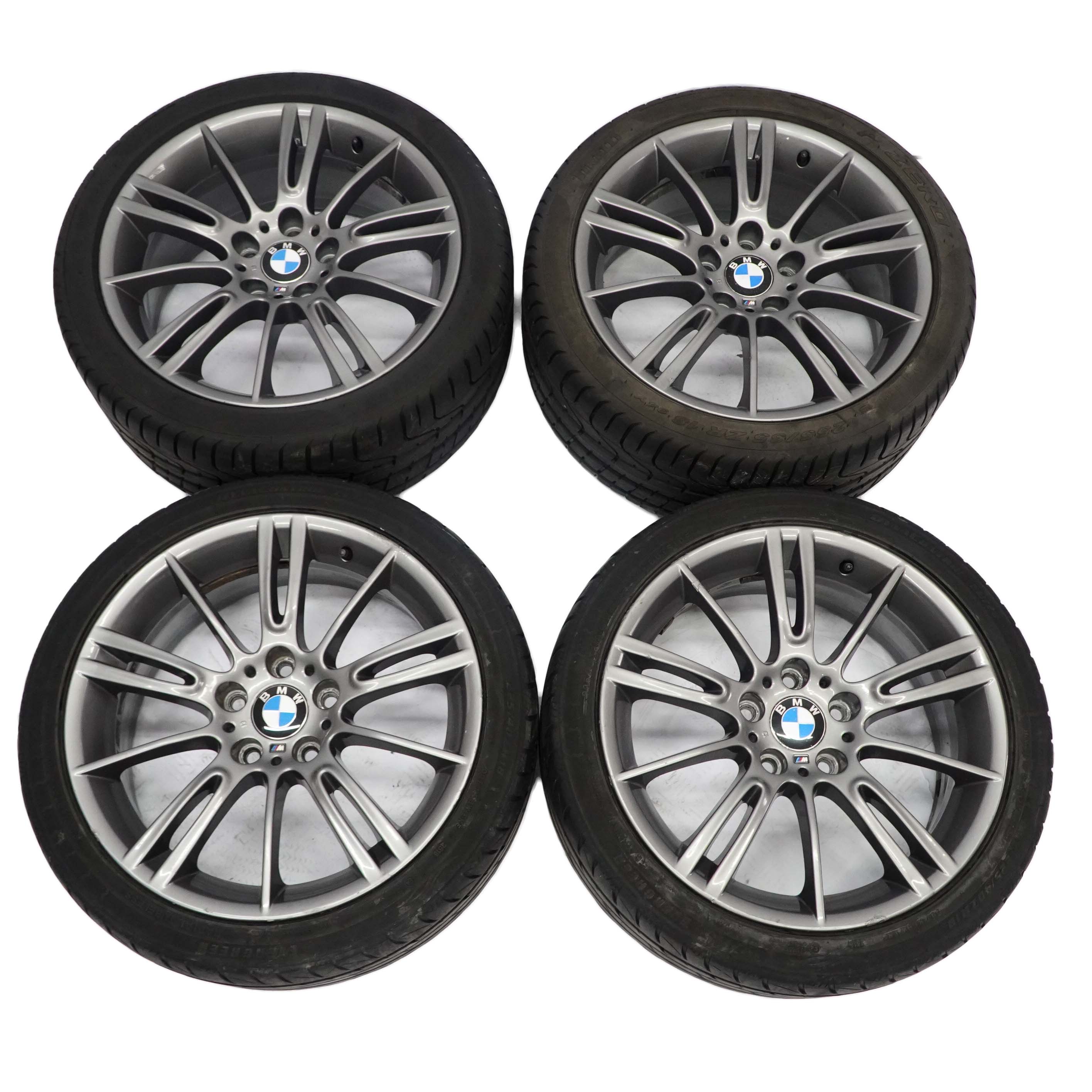 BMW E90 Grau Komplettes 4x Rad Alufelgen Felgen 18" Reifen M Sternspeiche 193