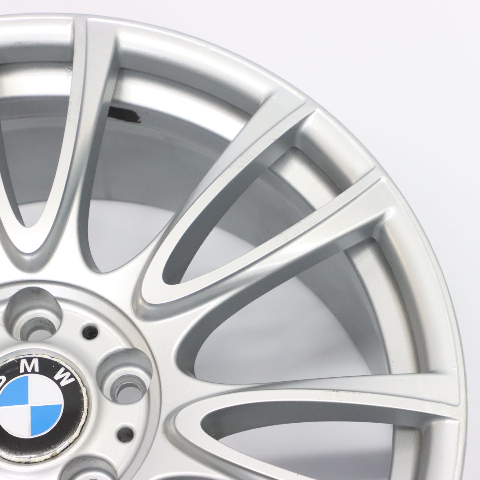 BMW F30 F31 F32 Silberne Leicht metall felge vorne 19" 8J V Speiche 439 7845865