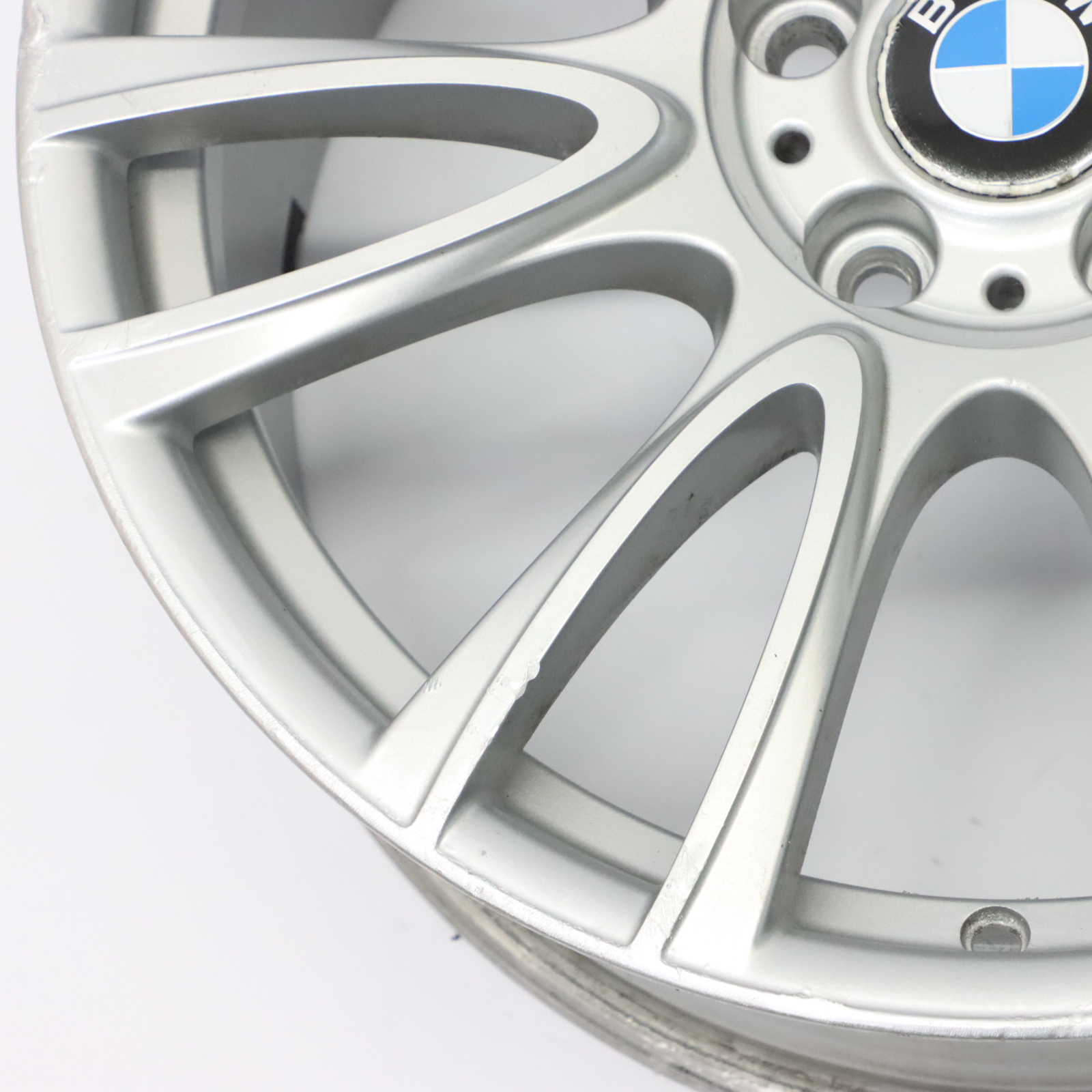 BMW F30 F31 F32 Silberne Leicht metall felge vorne 19" 8J V Speiche 439 7845865