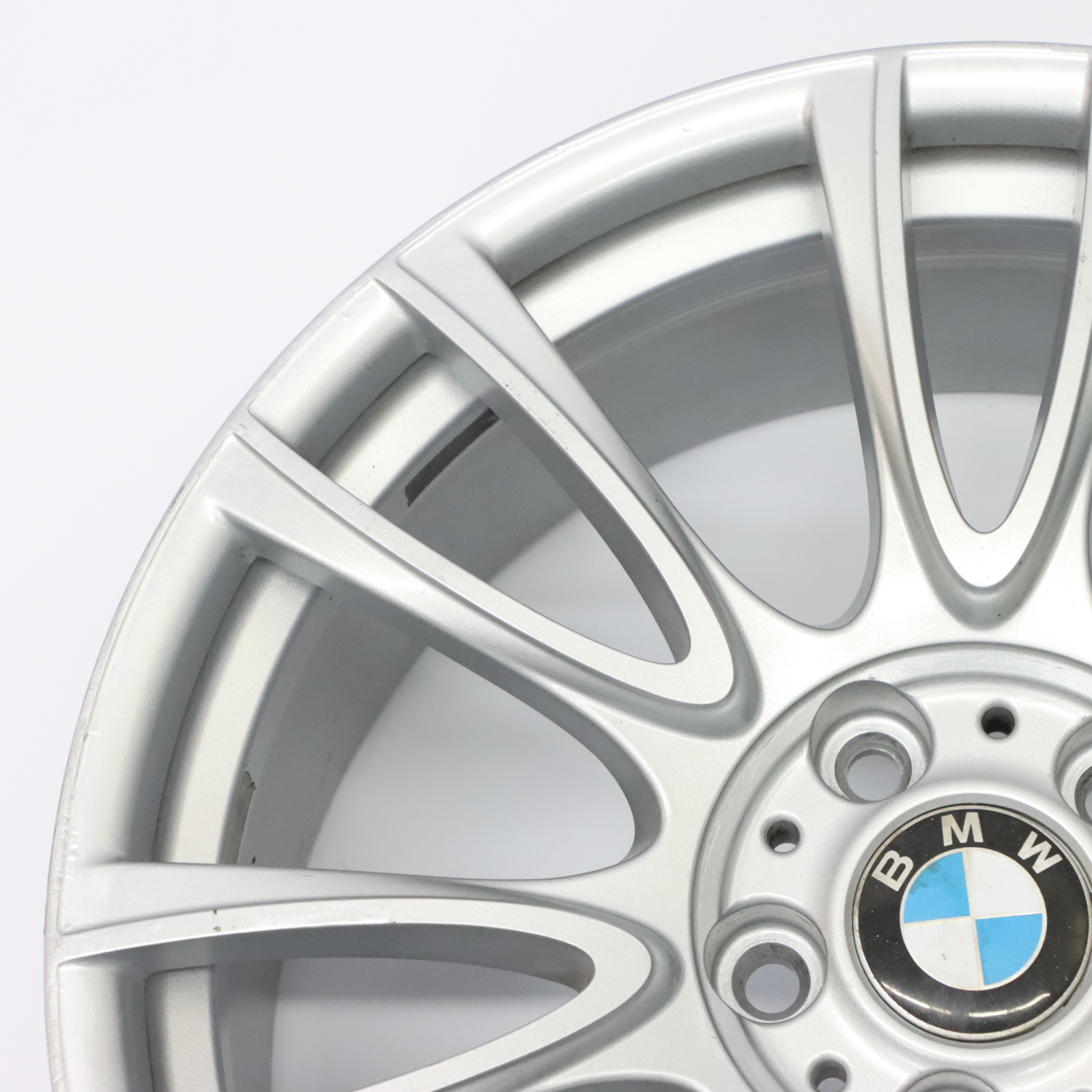 BMW F30 F31 F32 Silberne Leicht metall felge vorne 19" 8J V Speiche 439 7845865