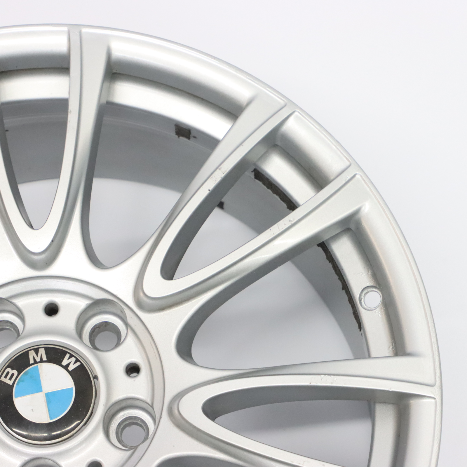 BMW F30 F31 F32 Silberne Leicht metall felge vorne 19" 8J V Speiche 439 7845865